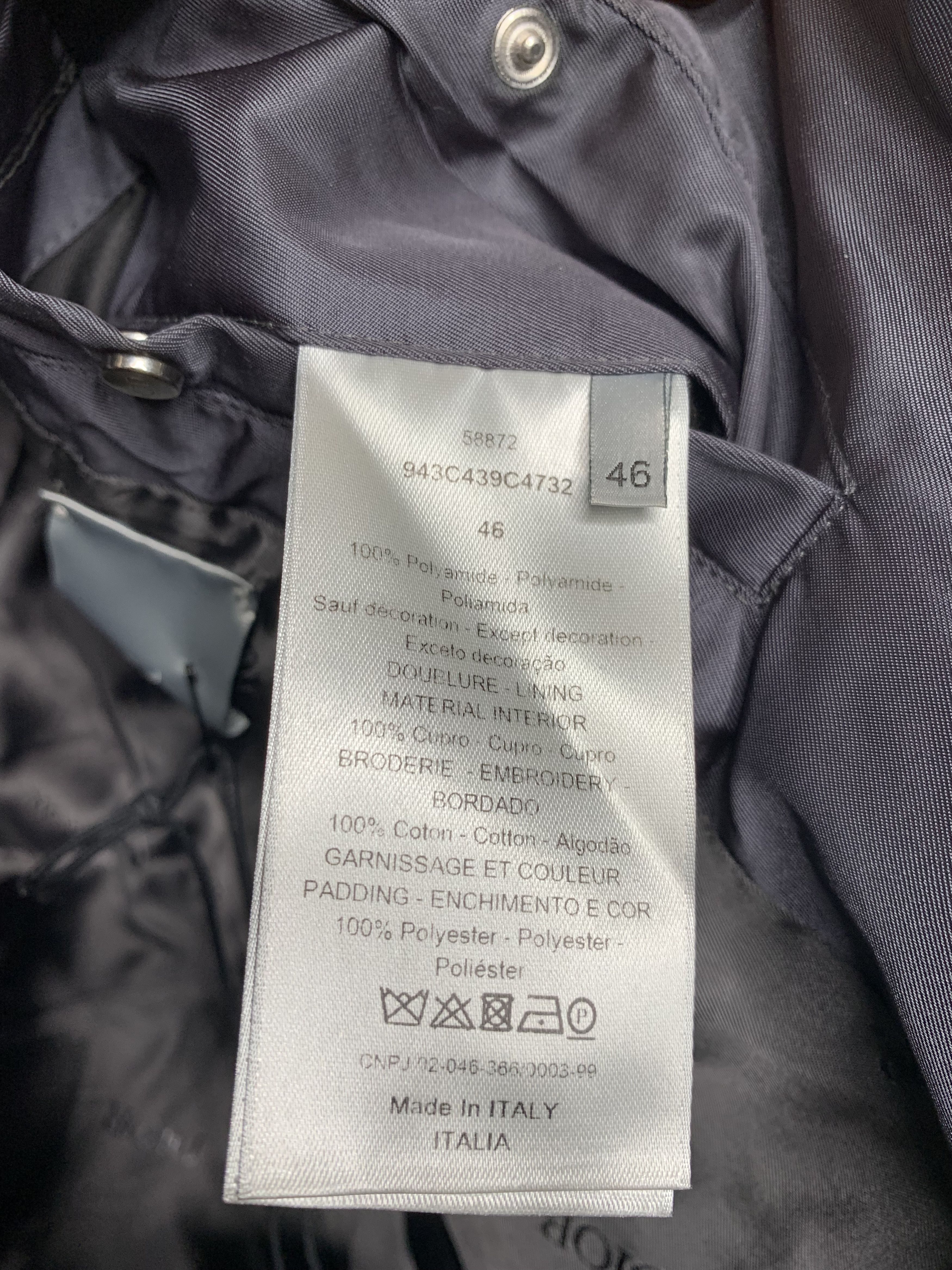 Dior Dior Saddle Anthracite Gray Bomber Jacket Size US S / EU 44-46 / 1 - 9 Thumbnail