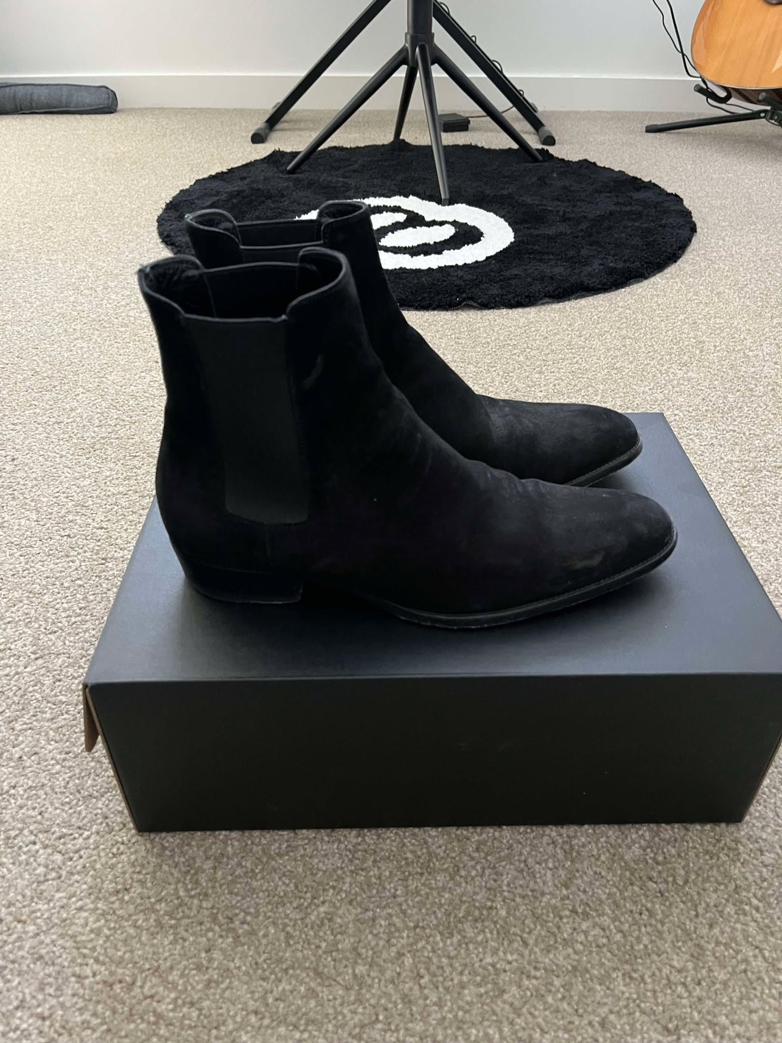 Saint Laurent Paris SLP Wyatt Chelsea Boots Size US 8 / EU 41 - 3 Thumbnail