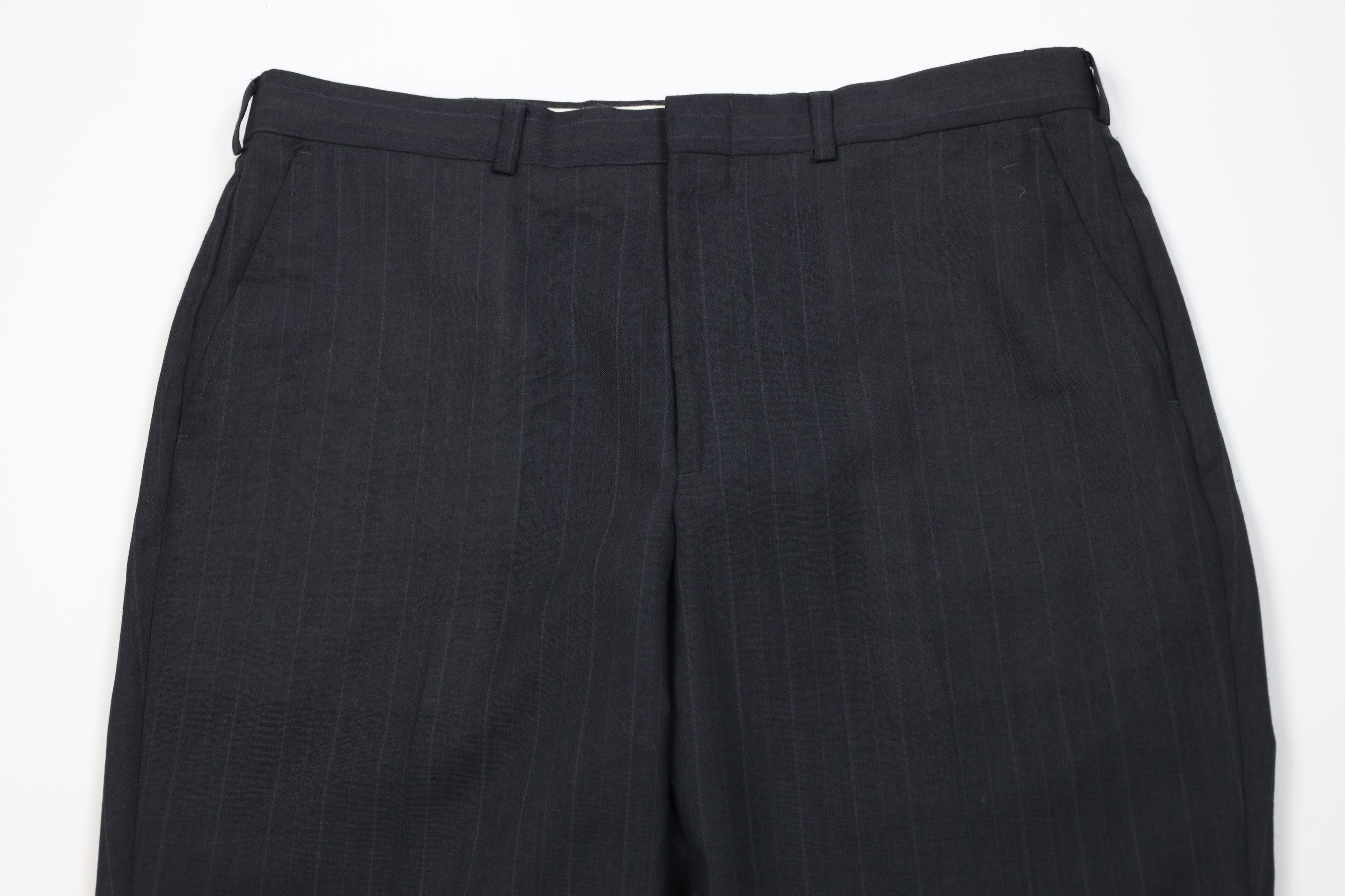 Vintage Vintage 90s Streetwear Worsted Wool Wide Leg Chino Pants Size US 36 / EU 52 - 2 Thumbnail