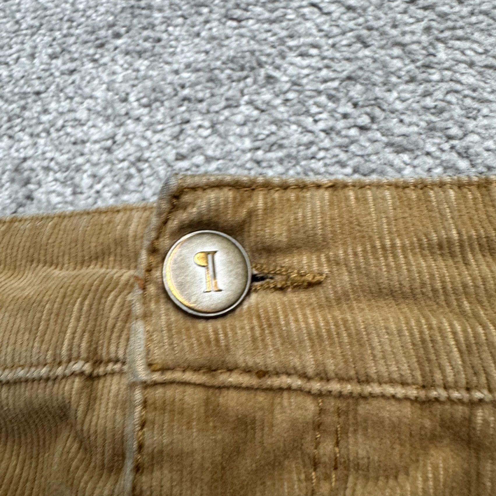 Vintage Pilcro And The Letterpress Stet Corduroy Pants Womens 28 Camel Brown Stretch Size 28" / US 6 / IT 42 - 7 Thumbnail