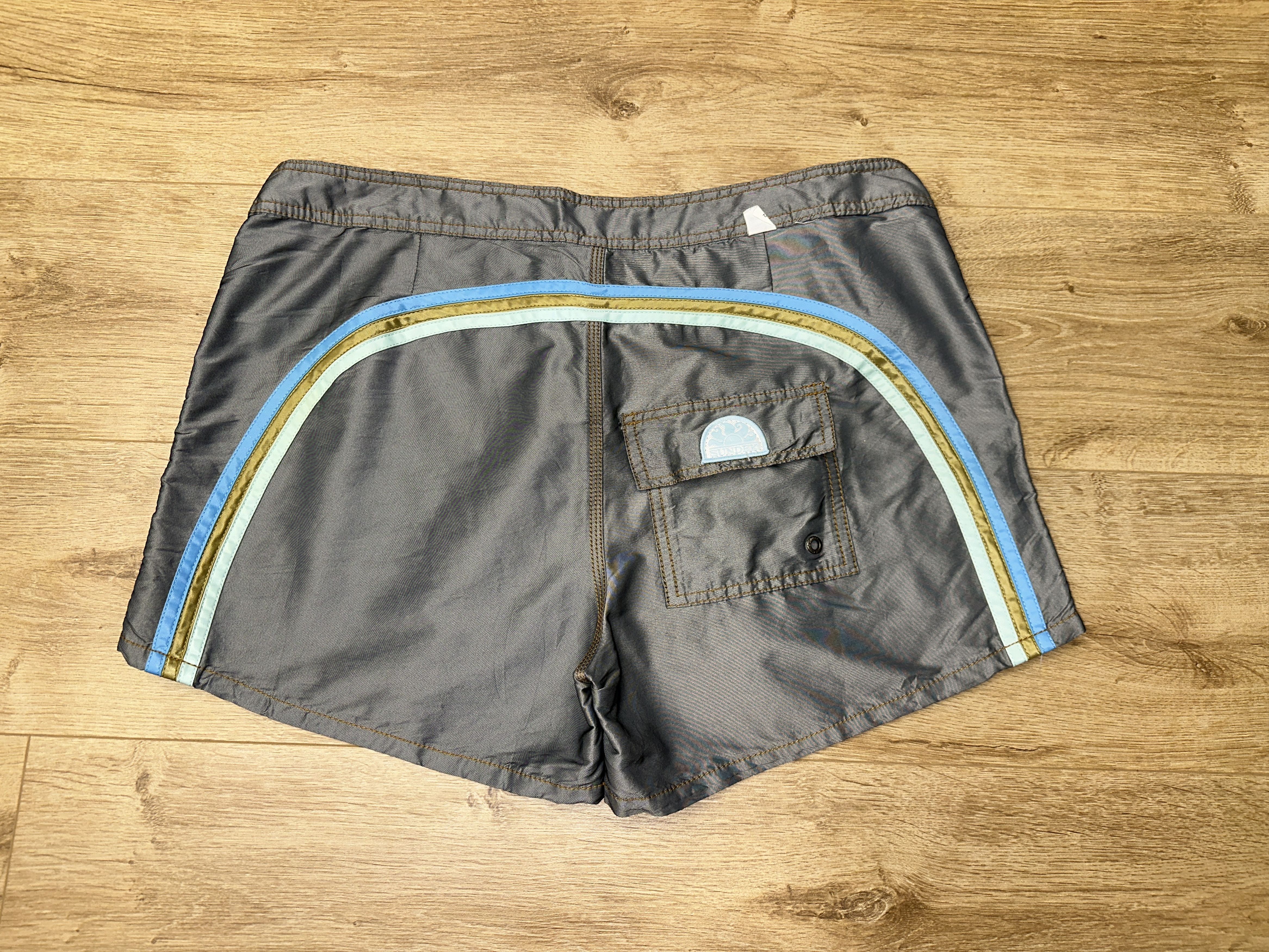 Sundek Metallic Sundek Classic Nylon Swim Shorts Mesh Lined Size 36 Size US 36 / EU 52 - 4 Thumbnail