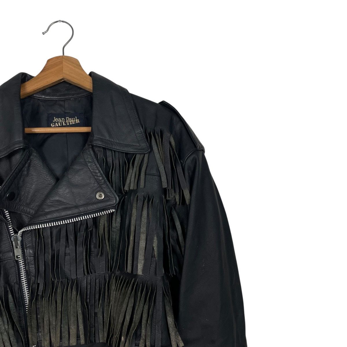 Jean Paul Gaultier Jean Paul Gaultier Crop Biker Leather Jacket Size US S / EU 44-46 / 1 - 5 Thumbnail
