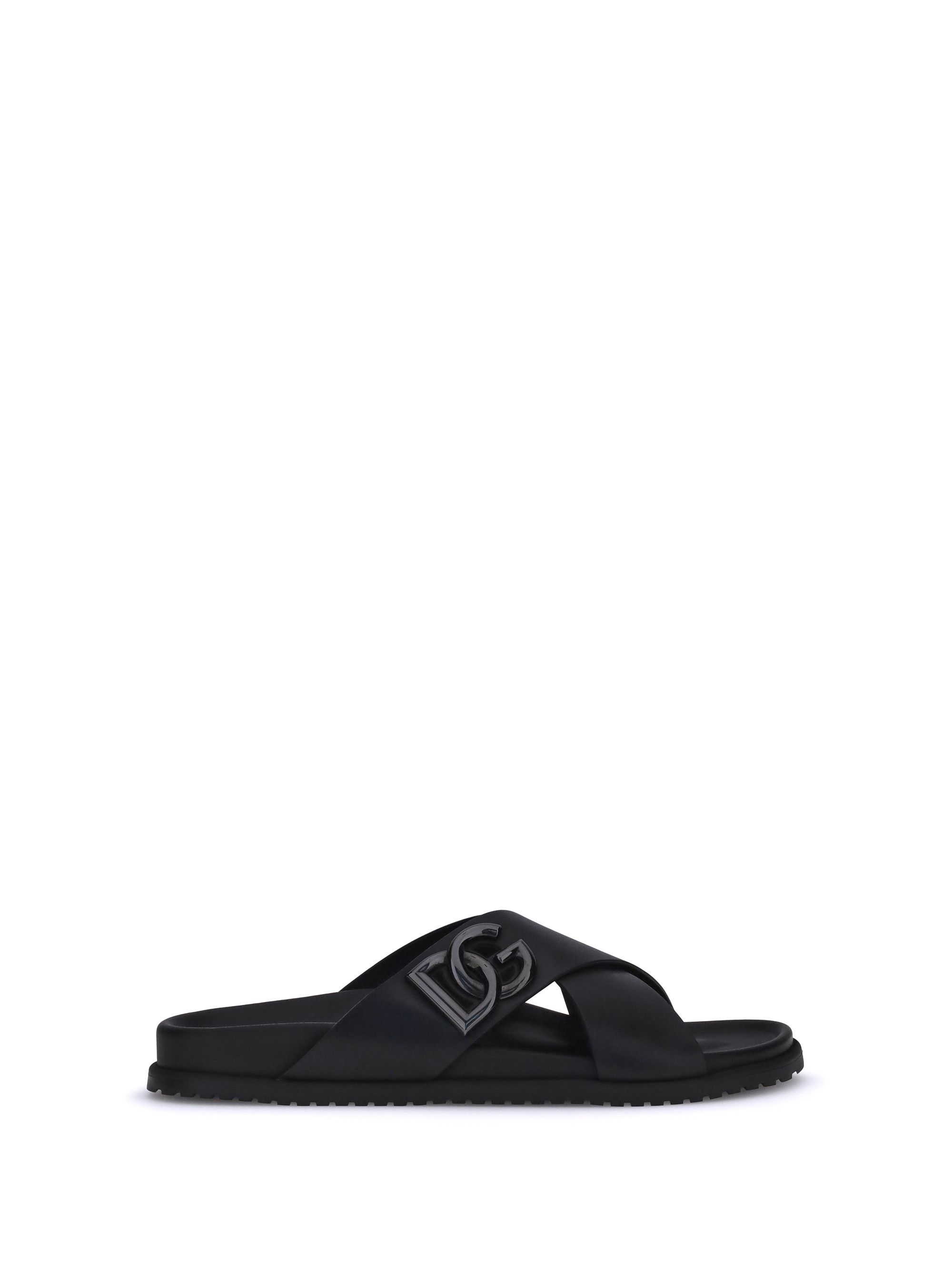 Dolce & Gabbana Leather Sandals Size US 11 / EU 44 - 1 Thumbnail