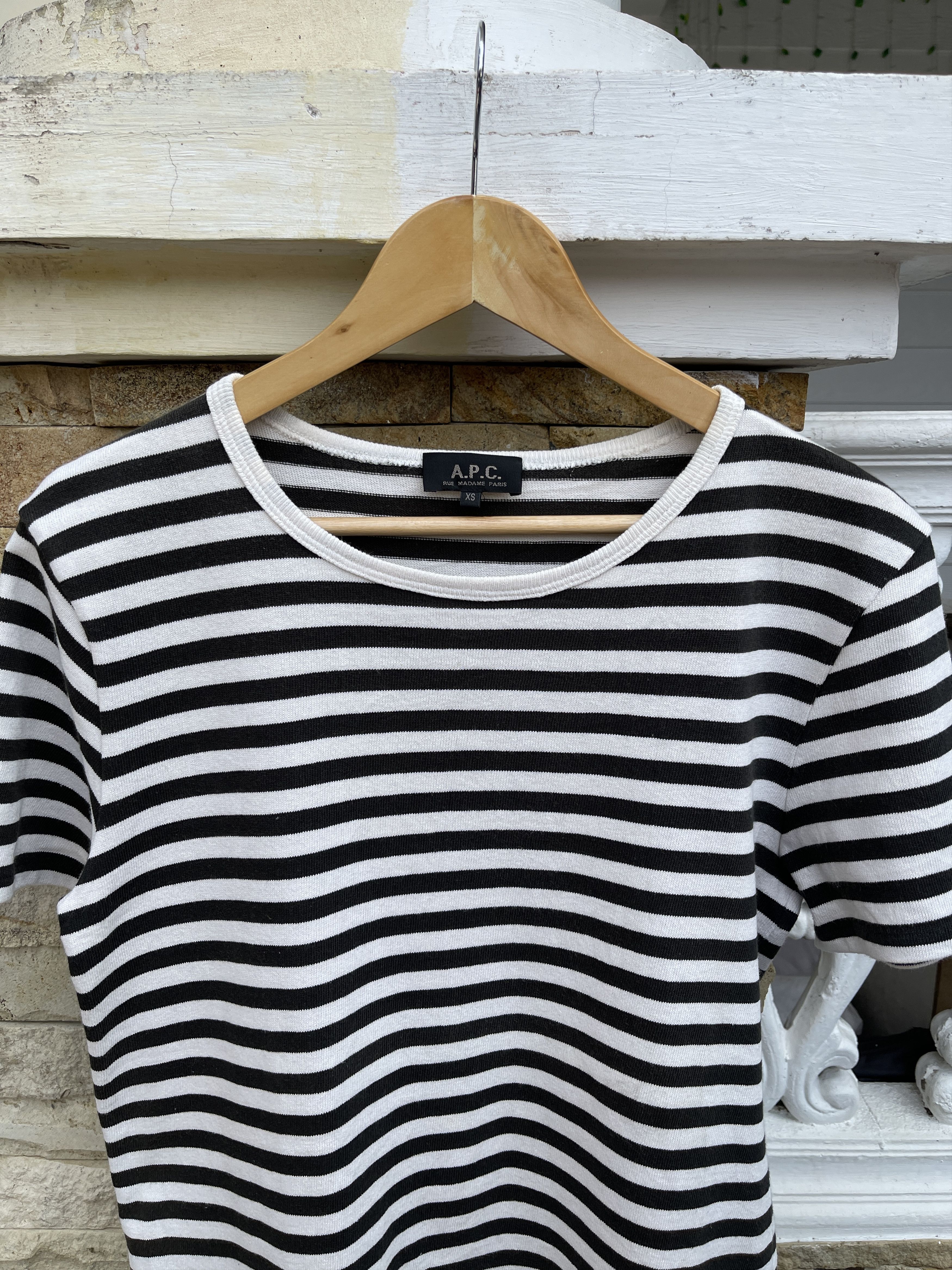 A.P.C. Rare‼️Vintage APC Striped T Shirt Size US XS / EU 42 / 0 - 2 Thumbnail