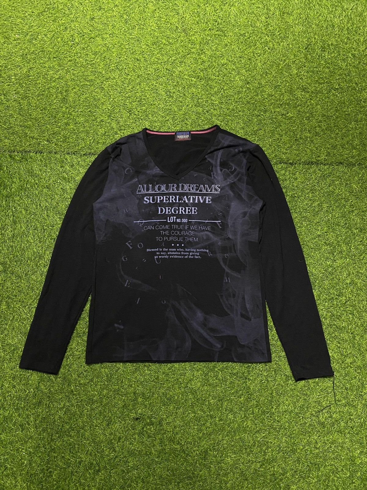 Hysteric Glamour × Japanese Brand × Yasuyuki Ishii Longsleeve Nicole club for men poem Size US L / EU 52-54 / 3 - 2 Thumbnail