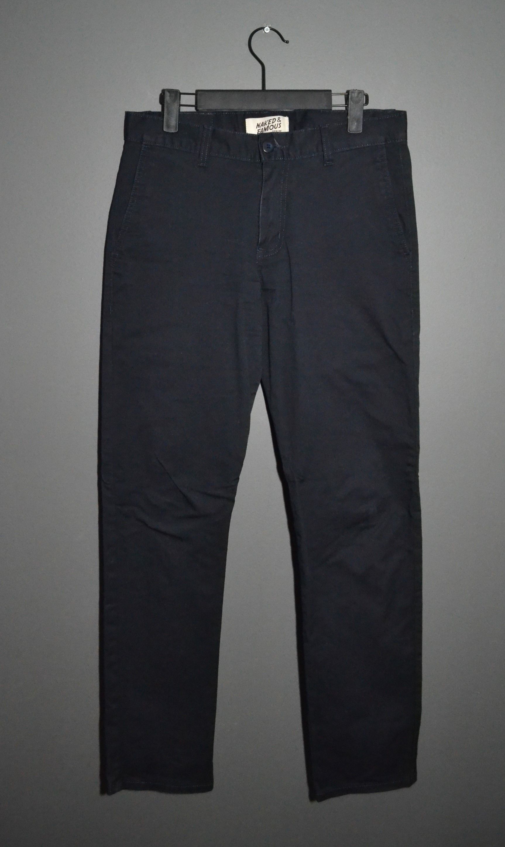 Naked & Famous Naked & Famous Slim Chino Navy Stretch Twill 30 Size US 30 / EU 46 - 2 Thumbnail