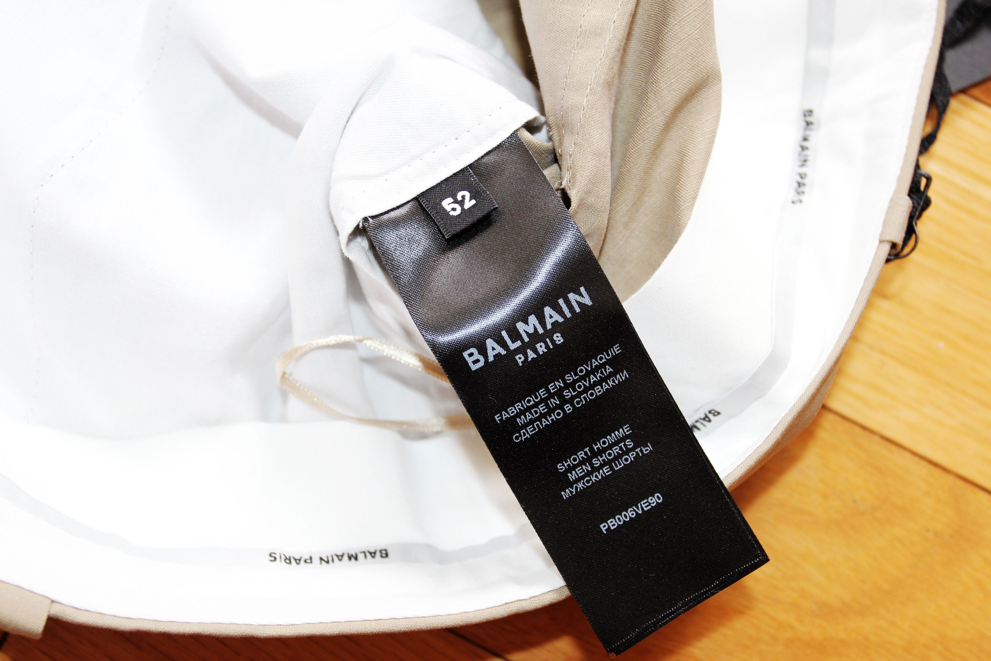 Balmain BNWT SS24 BALMAIN ECRU HEMP BERMUDA SHORTS 52 Size US 36 / EU 52 - 10 Thumbnail