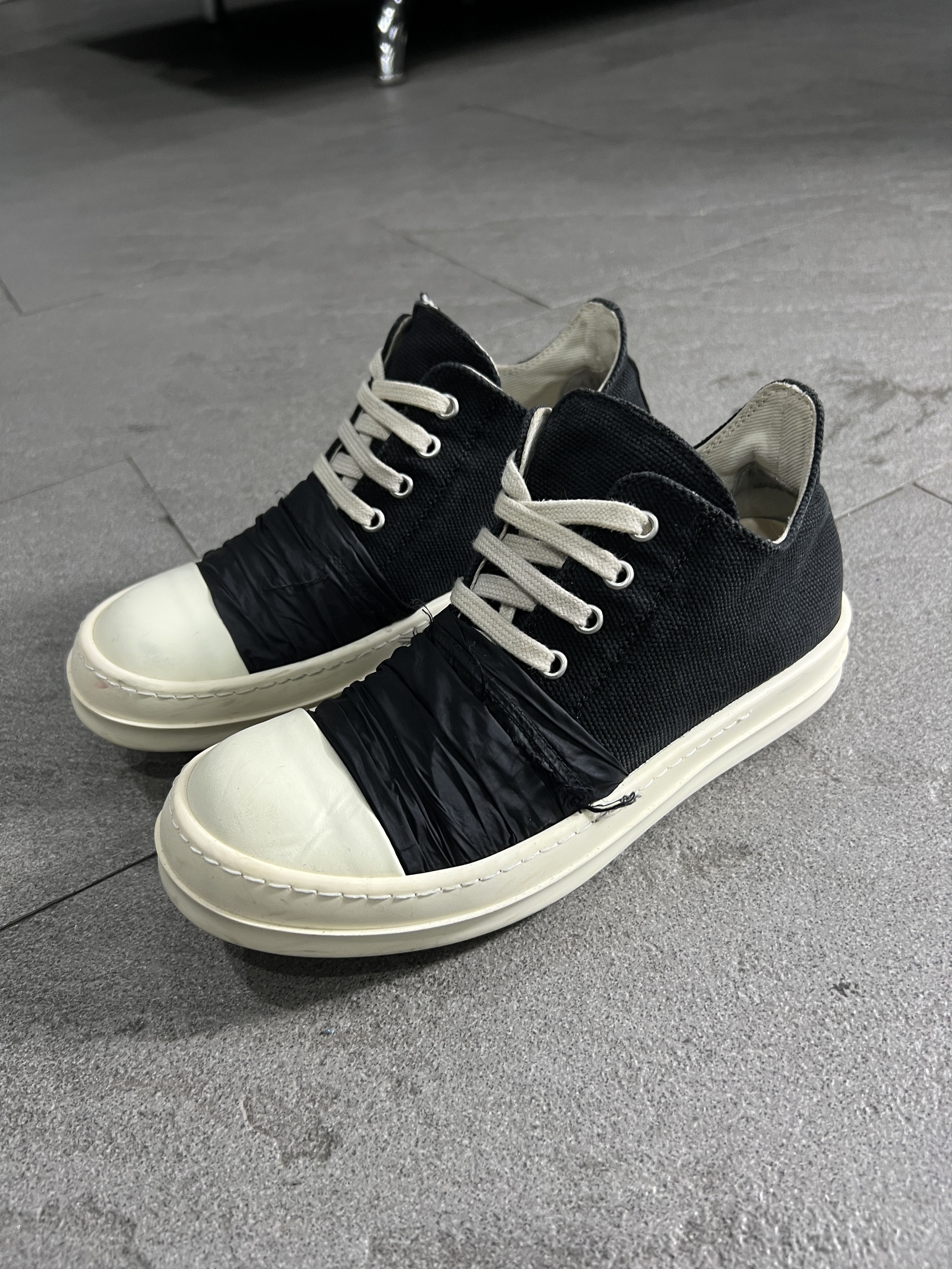 Rick Owens × Rick Owens Drkshdw Rick owens drkshdw ramones low top