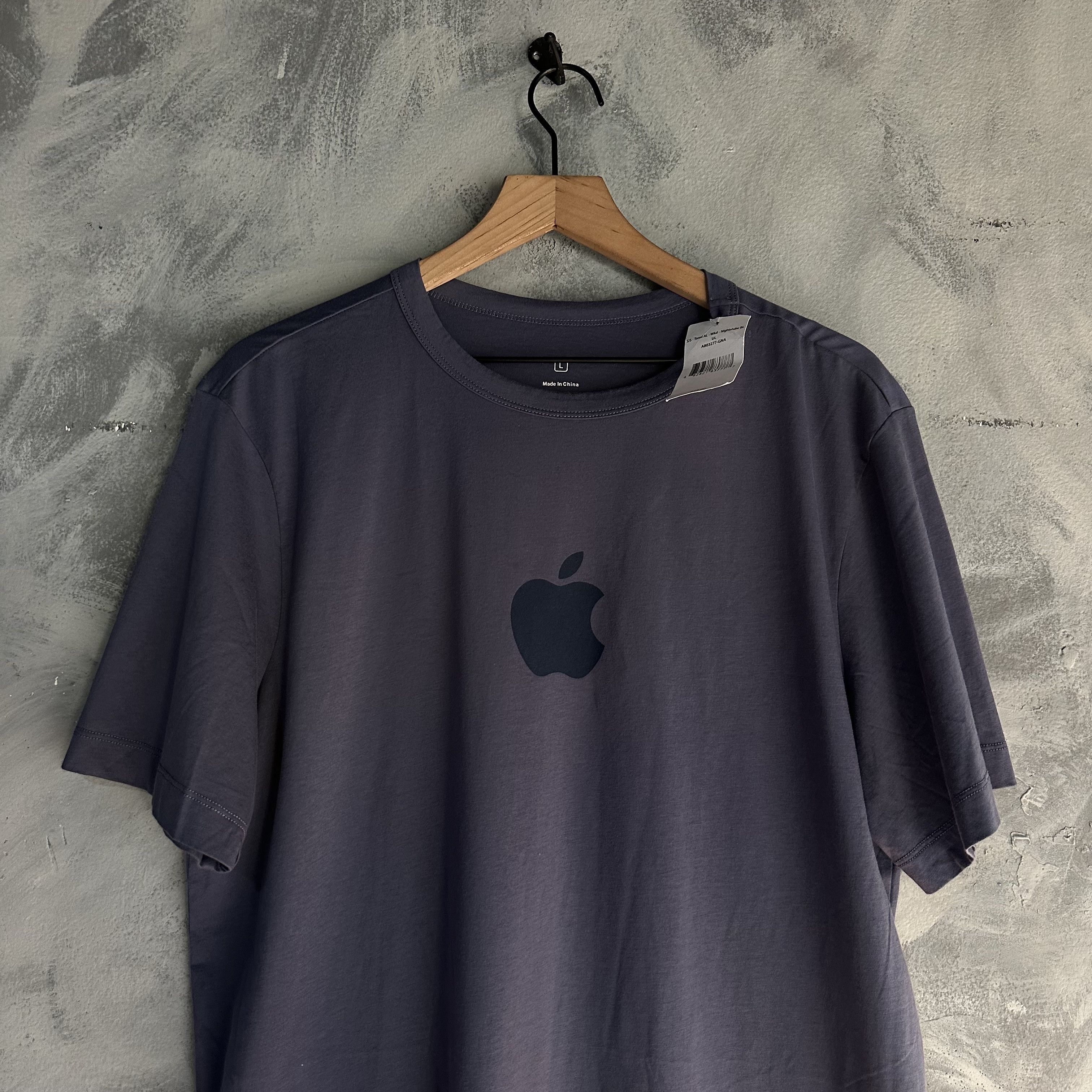 Apple Apple Branded T Shirt Mens Large Purple Pullover Employee Size US L / EU 52-54 / 3 - 2 Thumbnail