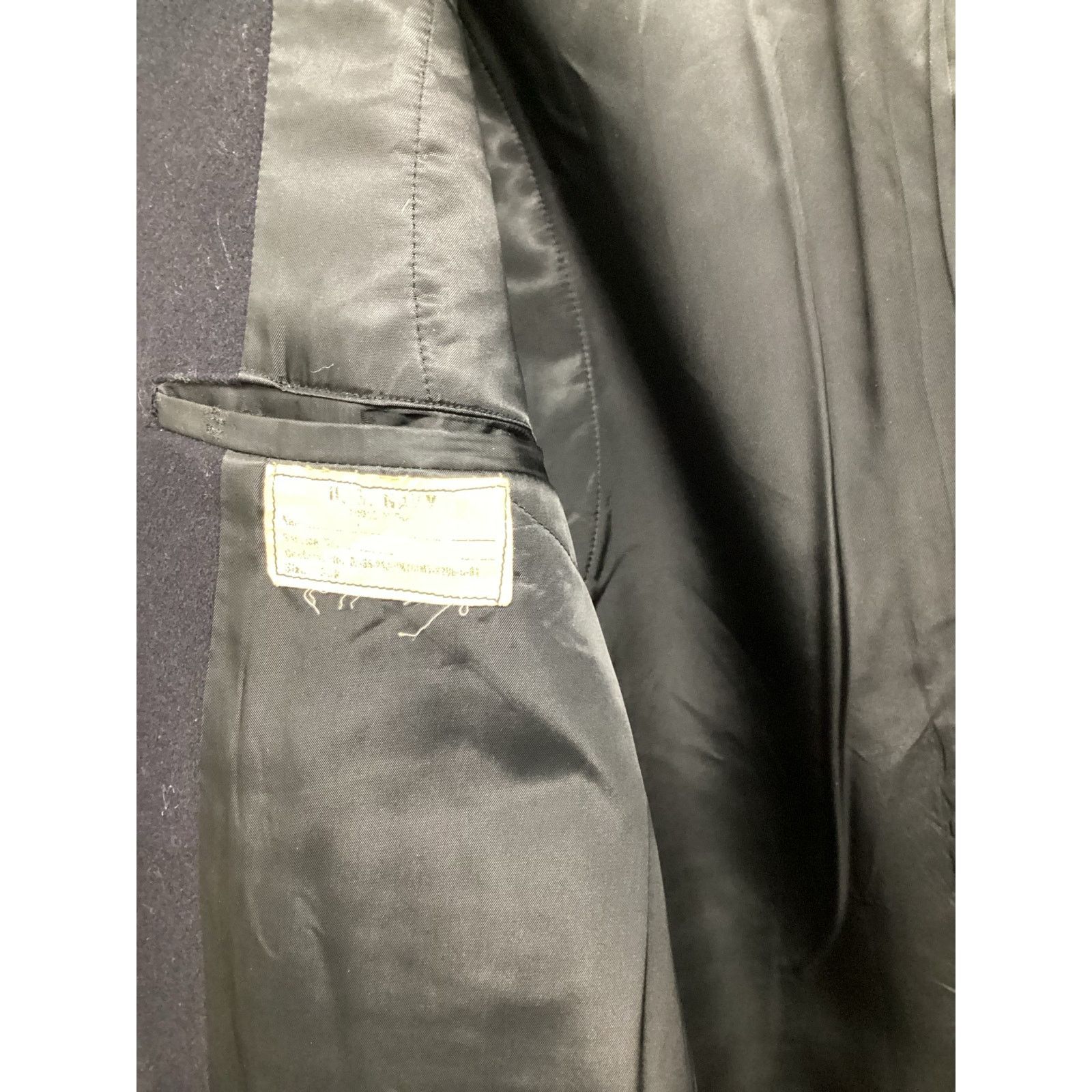 Vintage US Navy Military Petty Officer Wool Peacoat Small 36R USA Size US S / EU 44-46 / 1 - 8 Thumbnail
