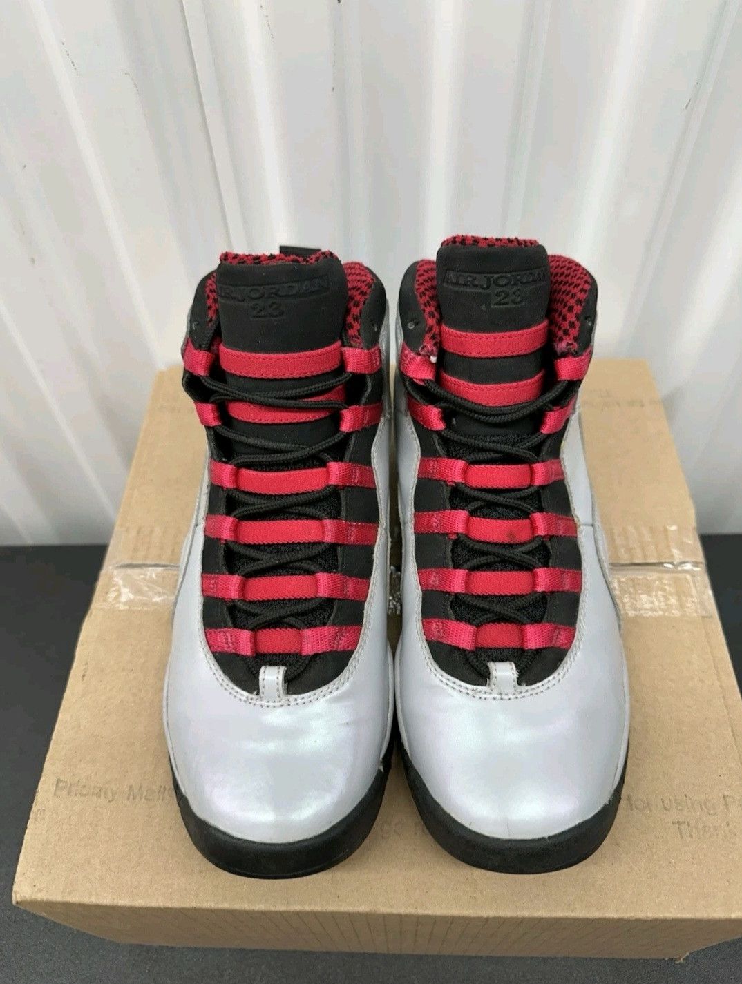 Jordan Brand Nike Air Jordan Retro 10 GG Legion Red 487211009 Size 7Y Size US 7 / EU 40 - 2 Thumbnail