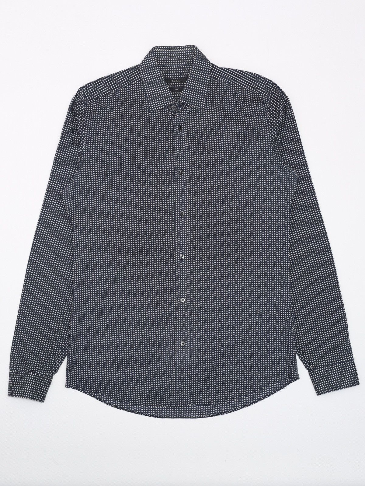Gucci Gucci Triangle Pattern Printed Long Sleeve Shirt Cotton Size US S / EU 44-46 / 1 - 1 Thumbnail