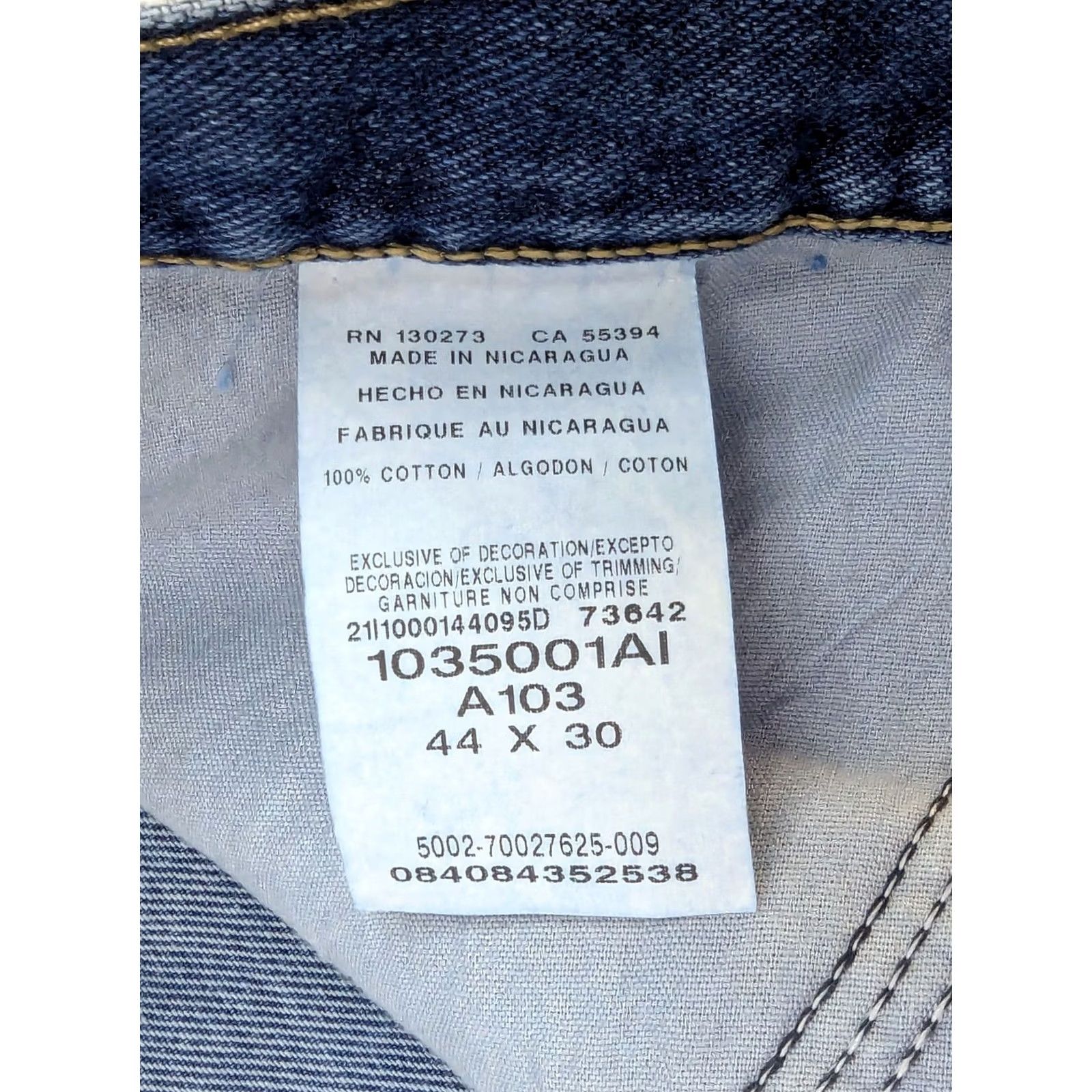 Wrangler Wrangler Rugged Wear Relaxed Fit Jeans Men 44x30 Denim Workwear 5-Pocket Solid Blue Leather? No Size US 44 / EU 60 - 7 Thumbnail