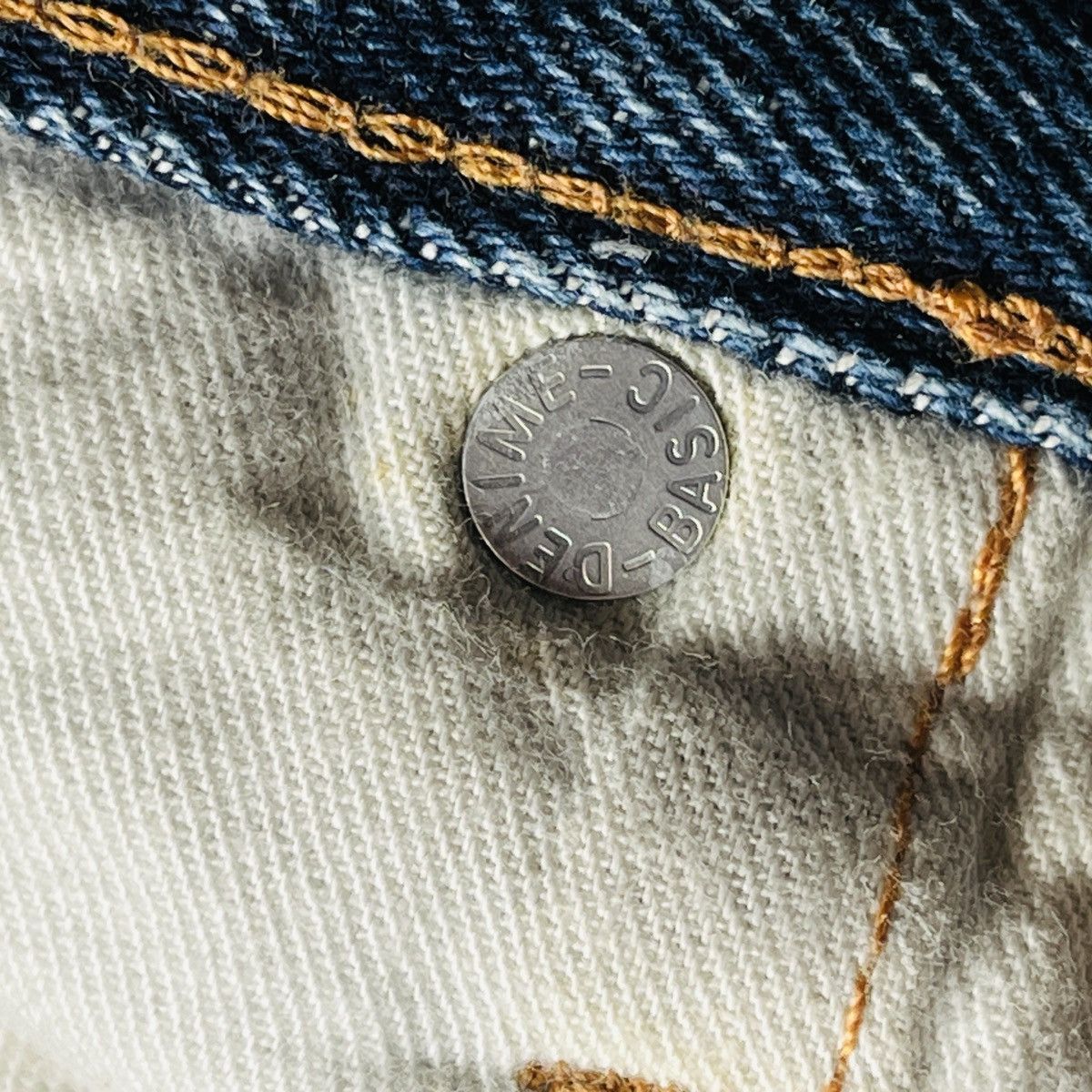 Denime Vintage DENIME Redline Selvedge Distressed Jeans Size 32 Size US 32 / EU 48 - 20 Thumbnail