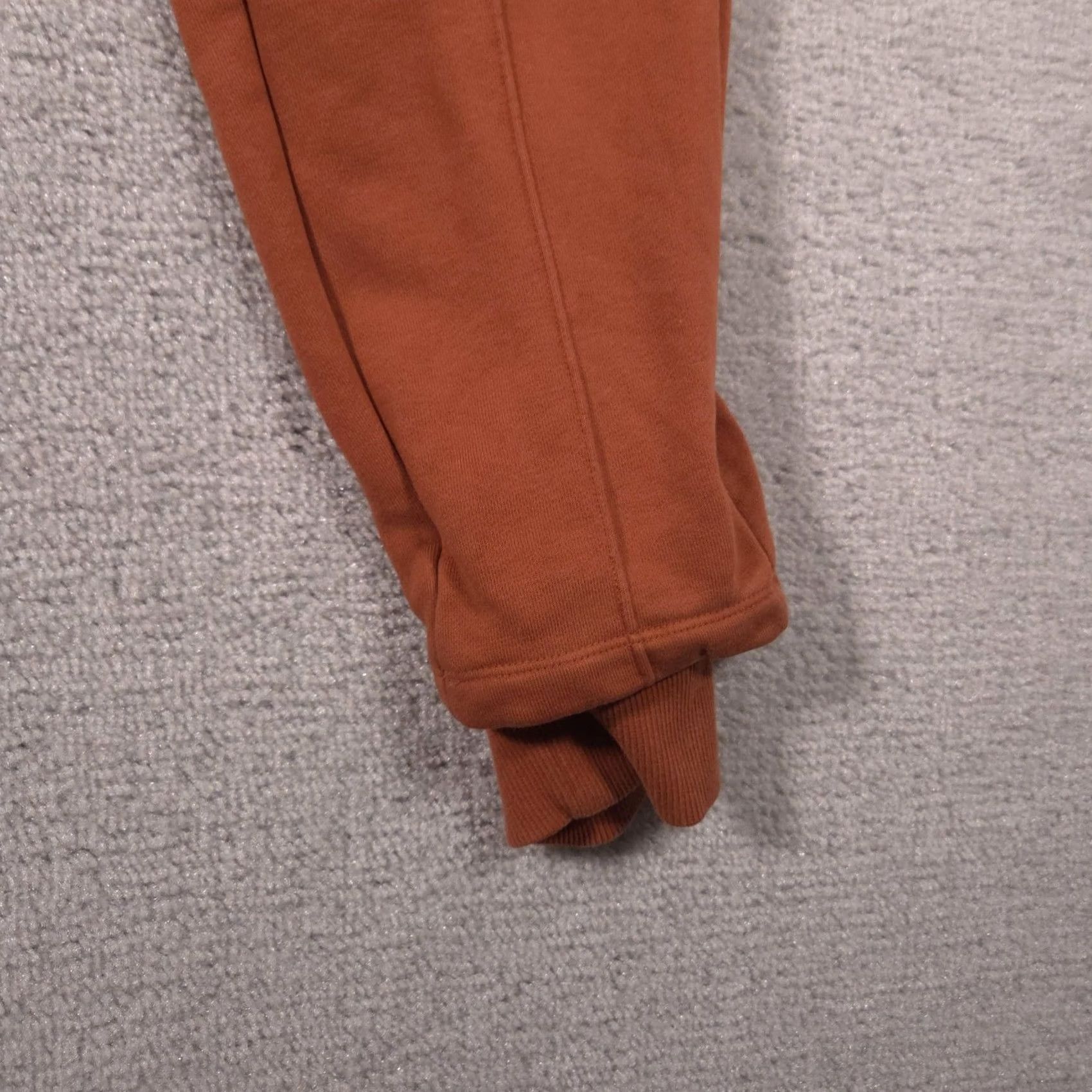 Nike Nike Womens Small Brown Fleece Joggers Sweatpants High Waist Swoosh Logo Size 28" / US 6 / IT 42 - 6 Thumbnail