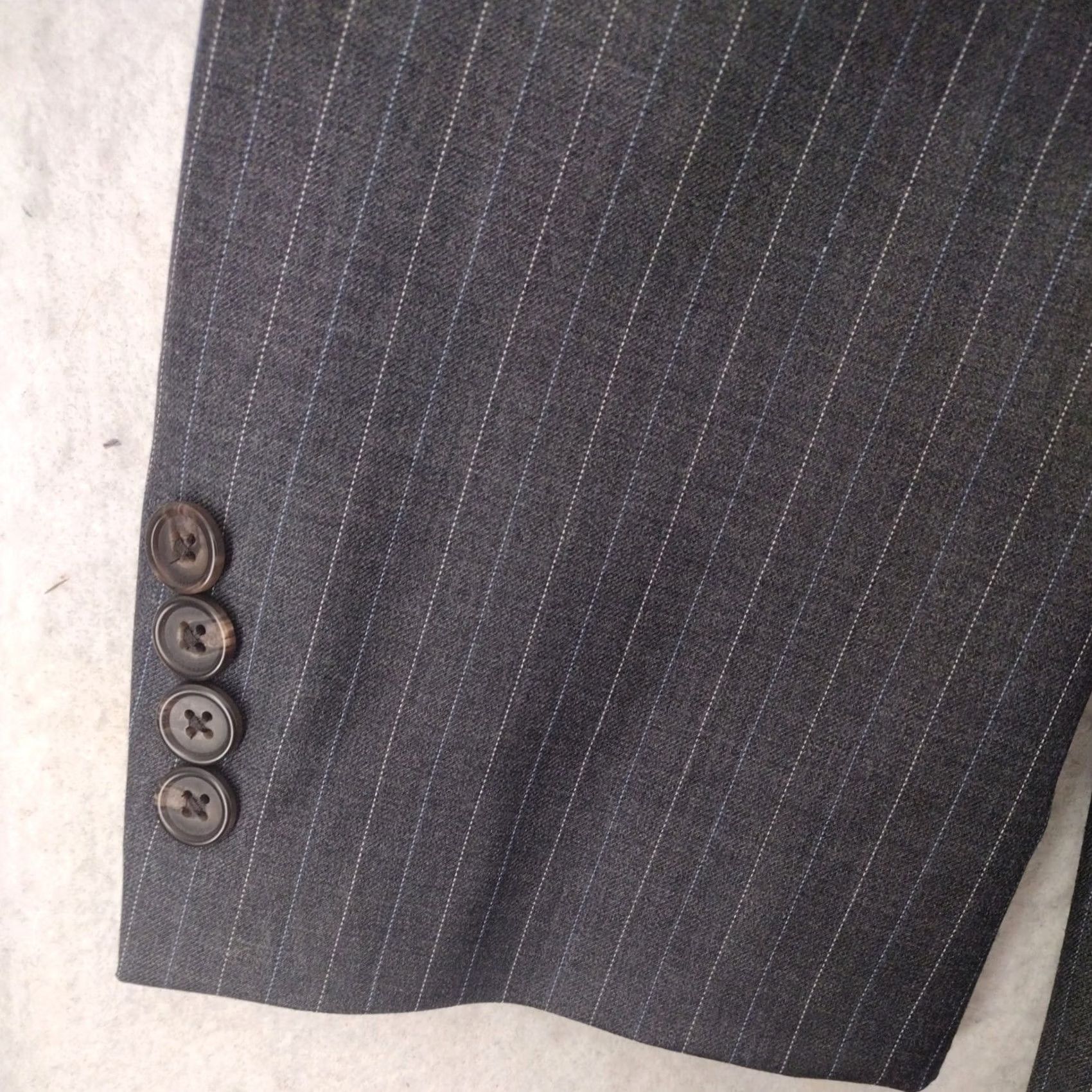 Ralph Lauren Lauren Ralph Lauren Green Label Blazer Mens 48R Gray Wool Blend Sport Coat Size 48R - 2 Thumbnail