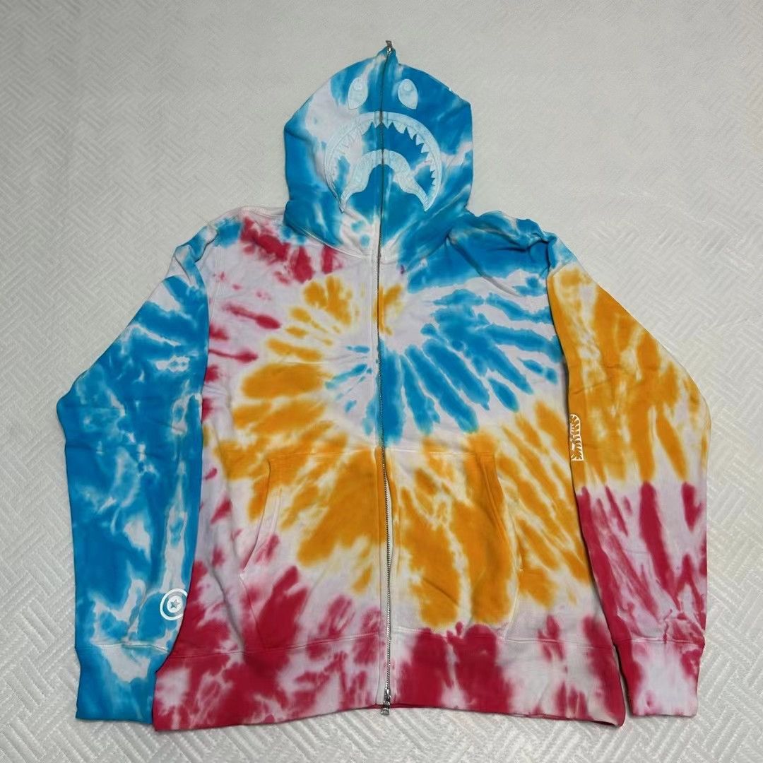 Bape CAMO SHARK FULL ZIP HOODIE Size US XL / EU 56 / 4 - 1 Thumbnail