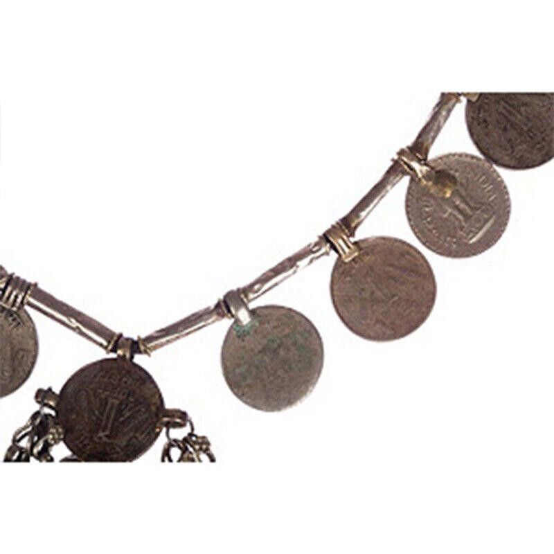 Designer Bedouin Rajasthan India Coin Necklace Size ONE SIZE - 3 Thumbnail