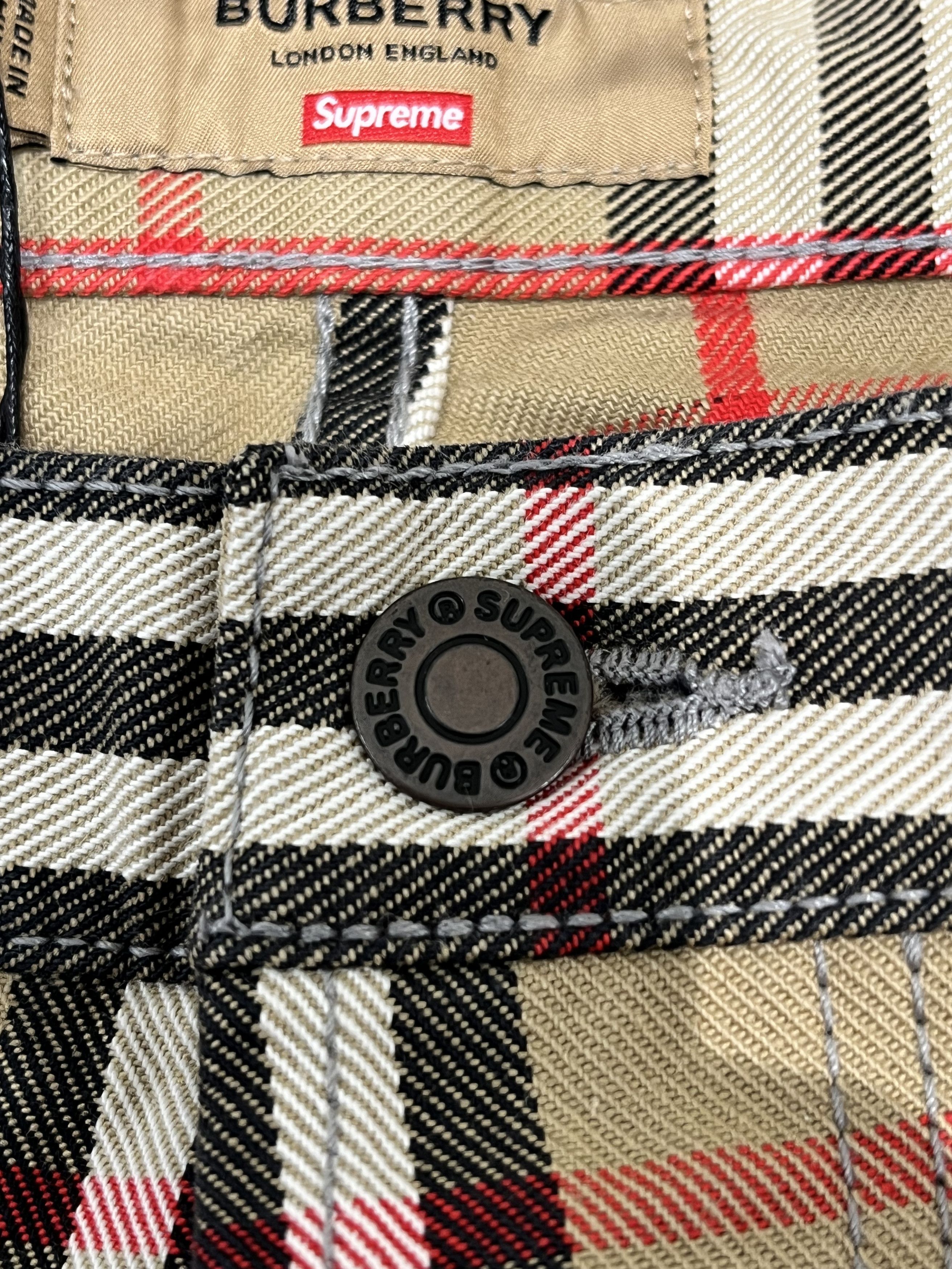 Burberry × Supreme Supreme x Burberry Regular Jean Beige Size US 34 / EU 50 - 6 Thumbnail