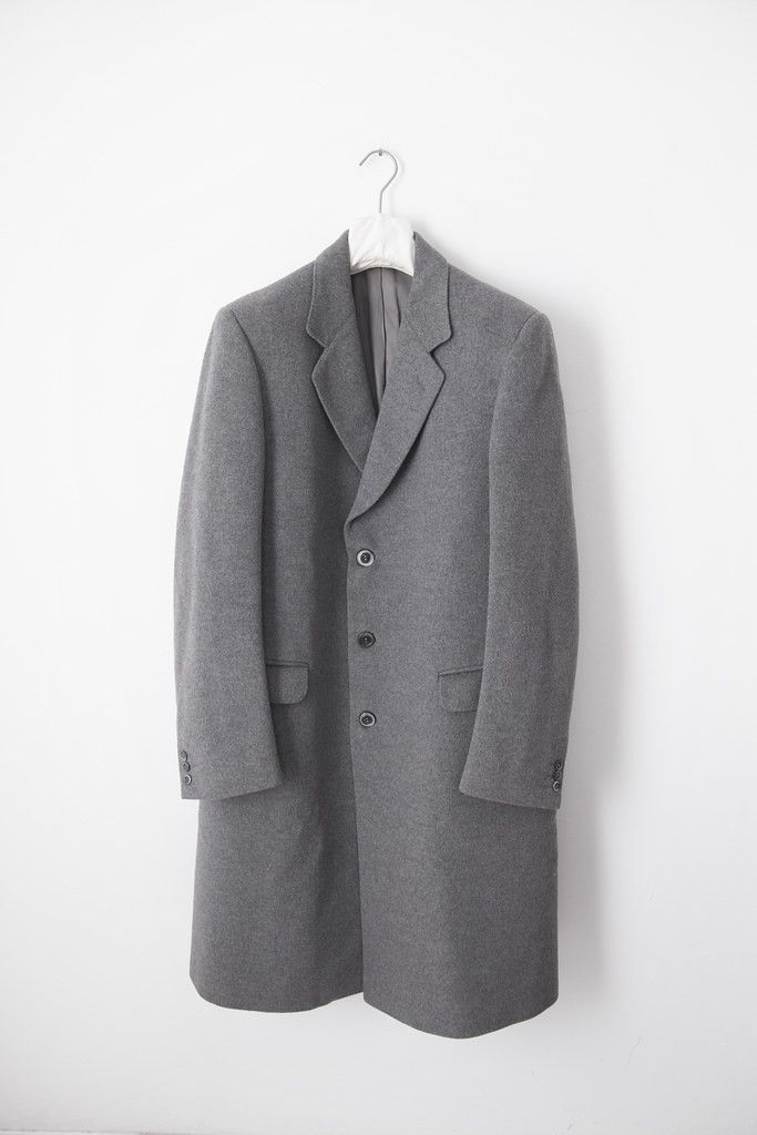 Ermenegildo Zegna Vintage grey virgin wool coat Size US M / EU 48-50 / 2 - 1 Thumbnail
