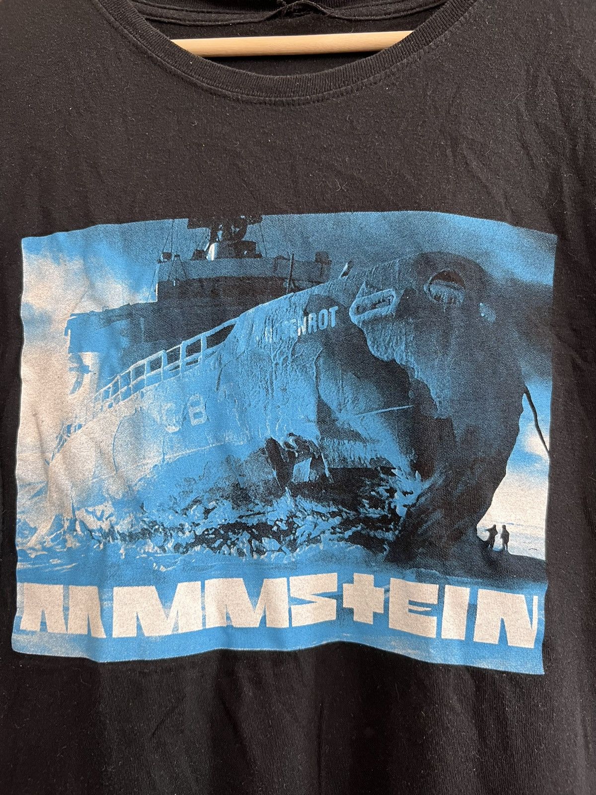 Band Tees × Vintage Vintage 00s Rammstein Rosenrot Heavy Met Band Tshirt Y2M Size US XL / EU 56 / 4 - 2 Thumbnail