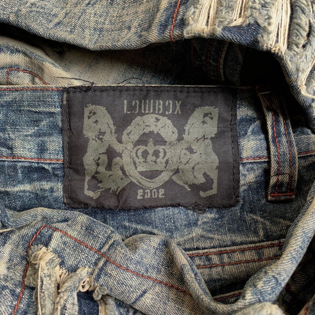 Beauty Beast × Hysteric Glamour × Japanese Brand Distressed denim lowbox japanese retropunk Size US 34 / EU 50 - 4 Thumbnail