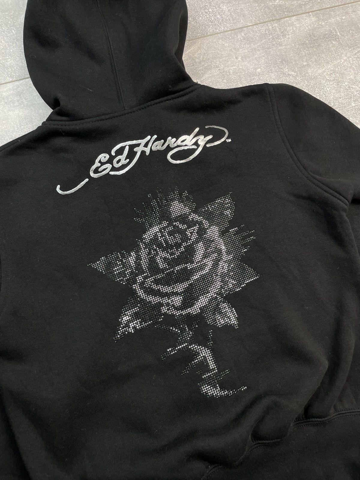 Ed Hardy Ed Hardy Zip Hoodie Y2K Size L / US 10 / IT 46 - 5 Thumbnail