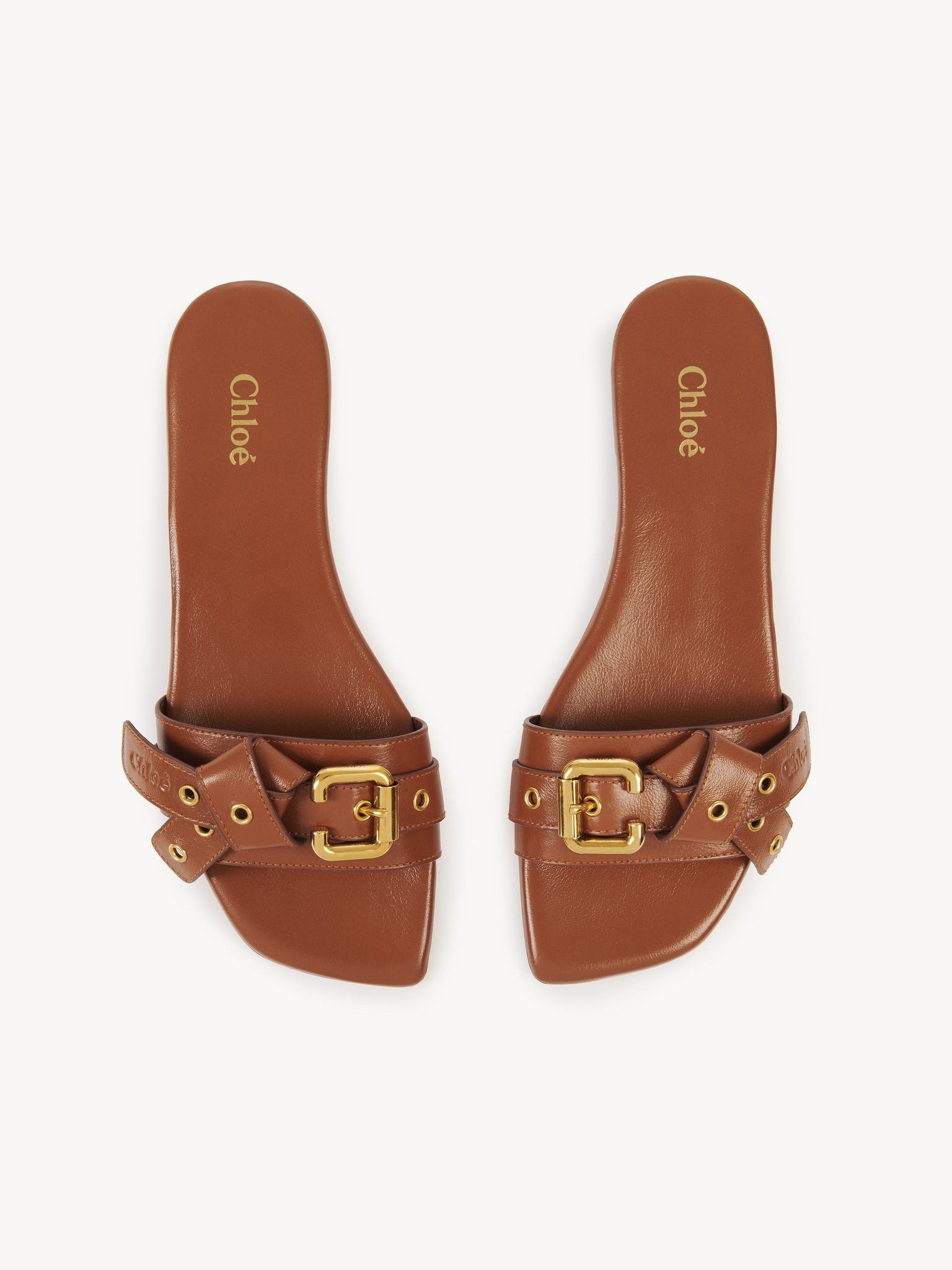 Chloe o1loc1c10226 Mae Sandals in Clay Brown Size US 6 / IT 36 - 3 Thumbnail