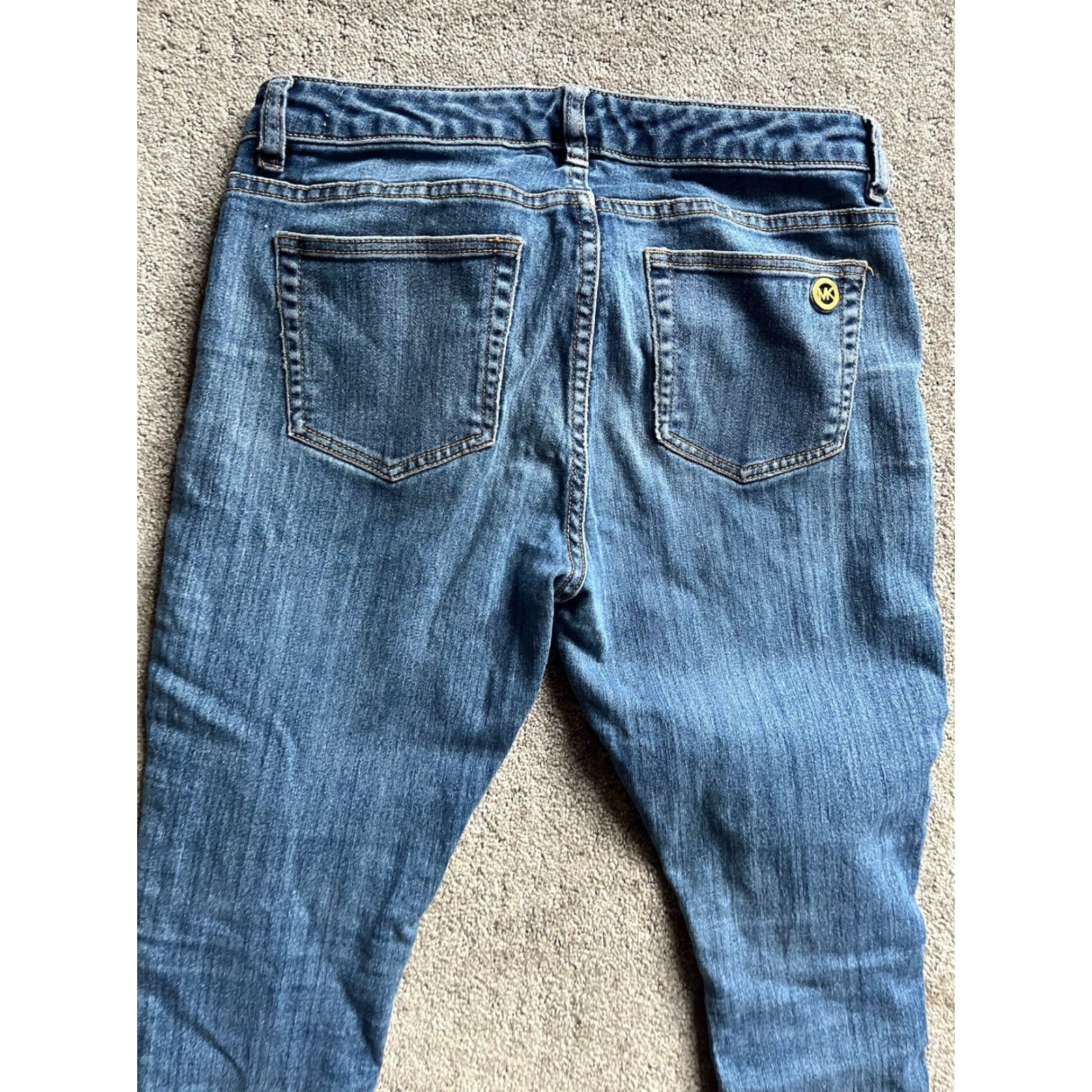 Michael Kors Michael Kors Jeans Women 8 Blue Skinny Denim Low Rise Stretch Jet Set Skinny 30 Inseam Womens Size 30" / US 8 / IT 44 - 2 Thumbnail