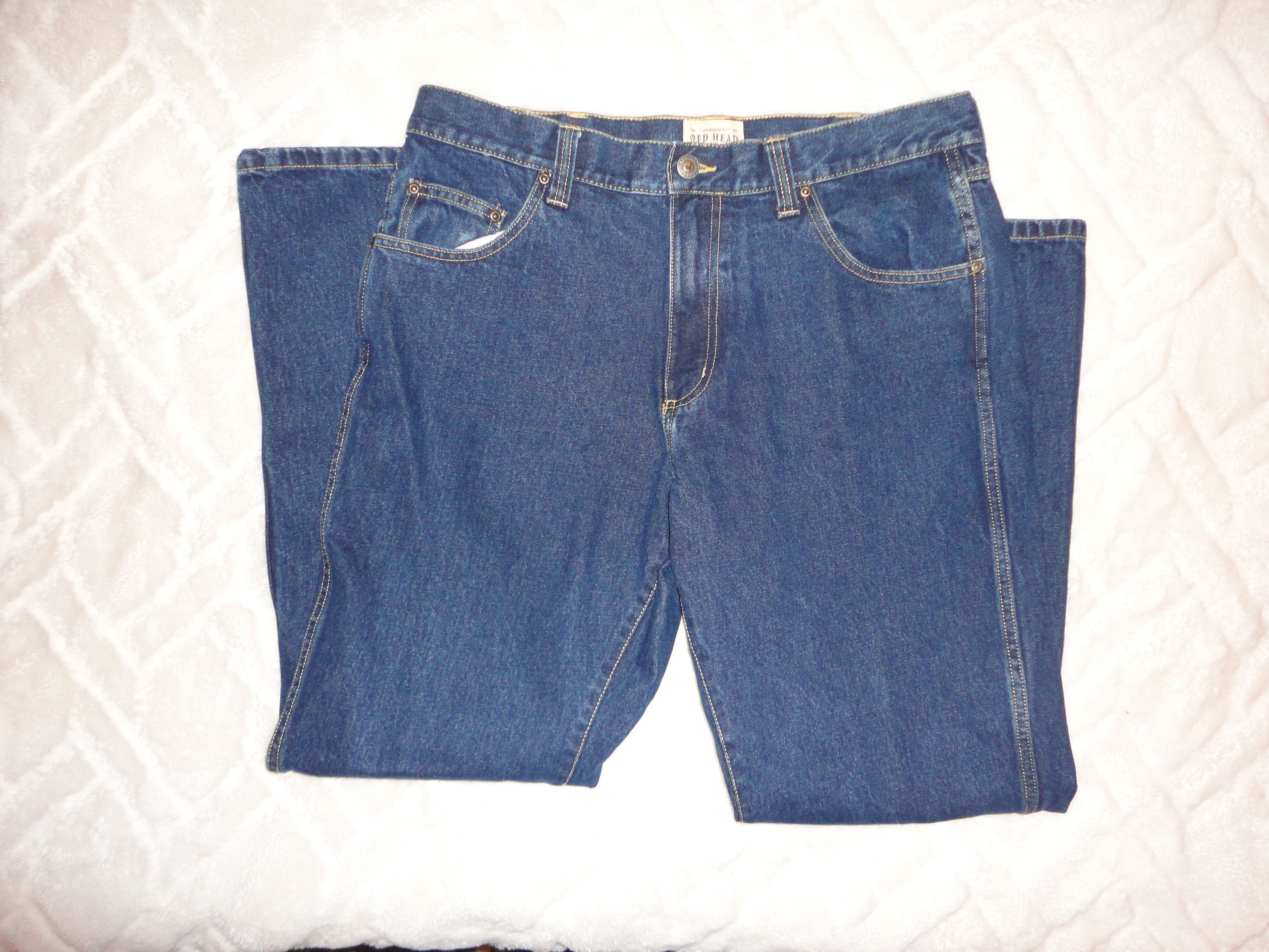Redhead RED HEAD Brand Blue Denim Jeans Size 36 x 32 Size US 36 / EU 52 - 1 Thumbnail