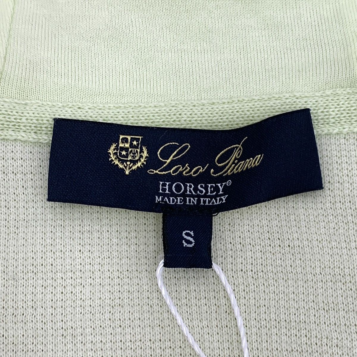 Loro Piana Loro Piana Light Green Cotton Sweatshirt Size S / US 4 / IT 40 - 5 Thumbnail