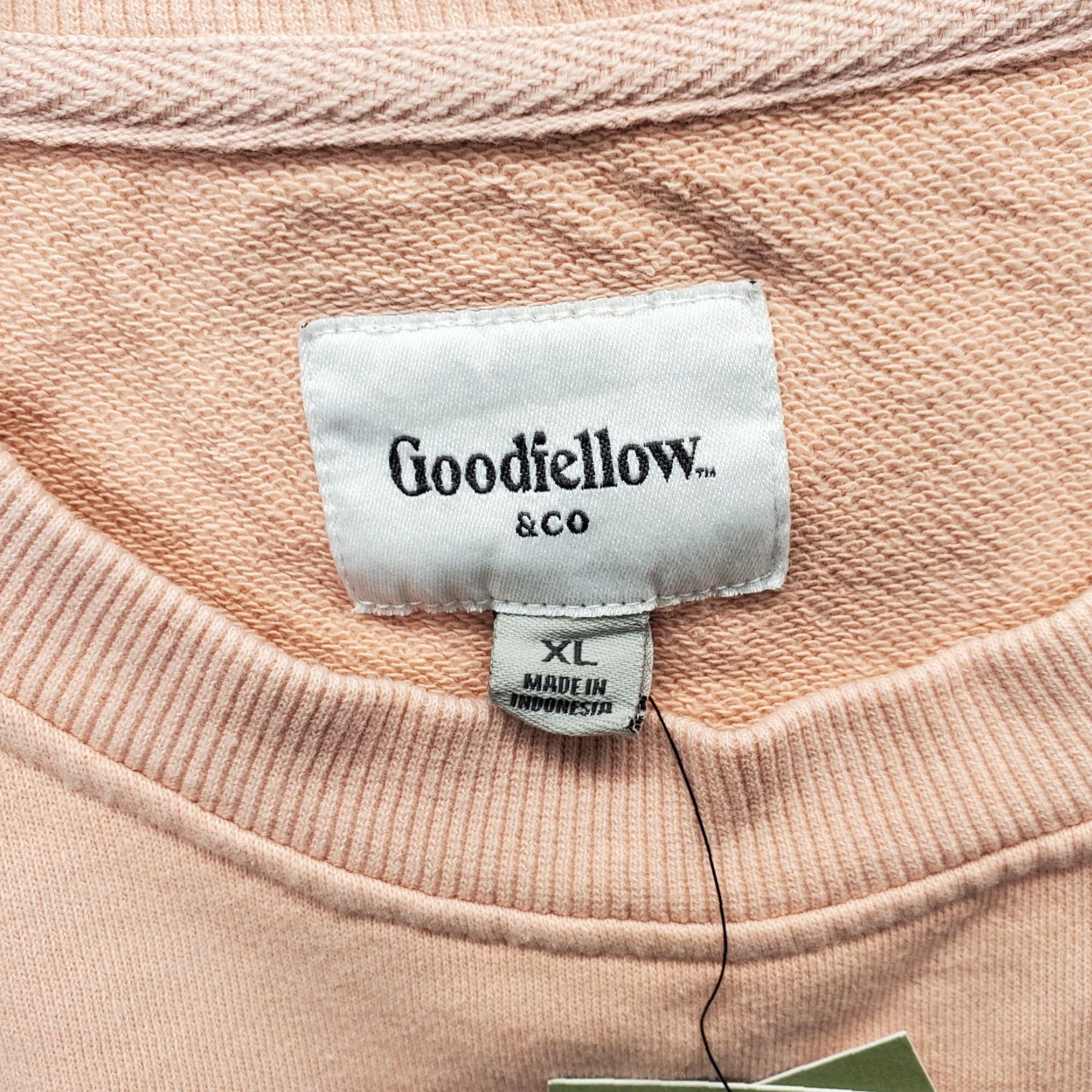 Vintage Goodfellow & Co Sweatshirt Womens XL Pink Crew Neck Pullover — Regular Fit, Fleece, Raglan Sleeve, 100% Cotton, NWT, Winter Casual Activewear Women Size XL / US 12-14 / IT 48-50 - 6 Thumbnail