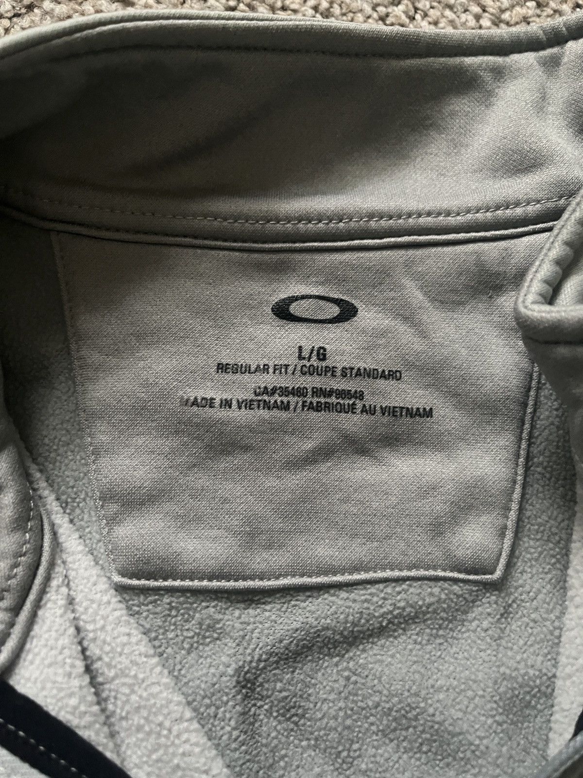 Oakley Grey Oakley 1/4 Zip Size US L / EU 52-54 / 3 - 3 Thumbnail