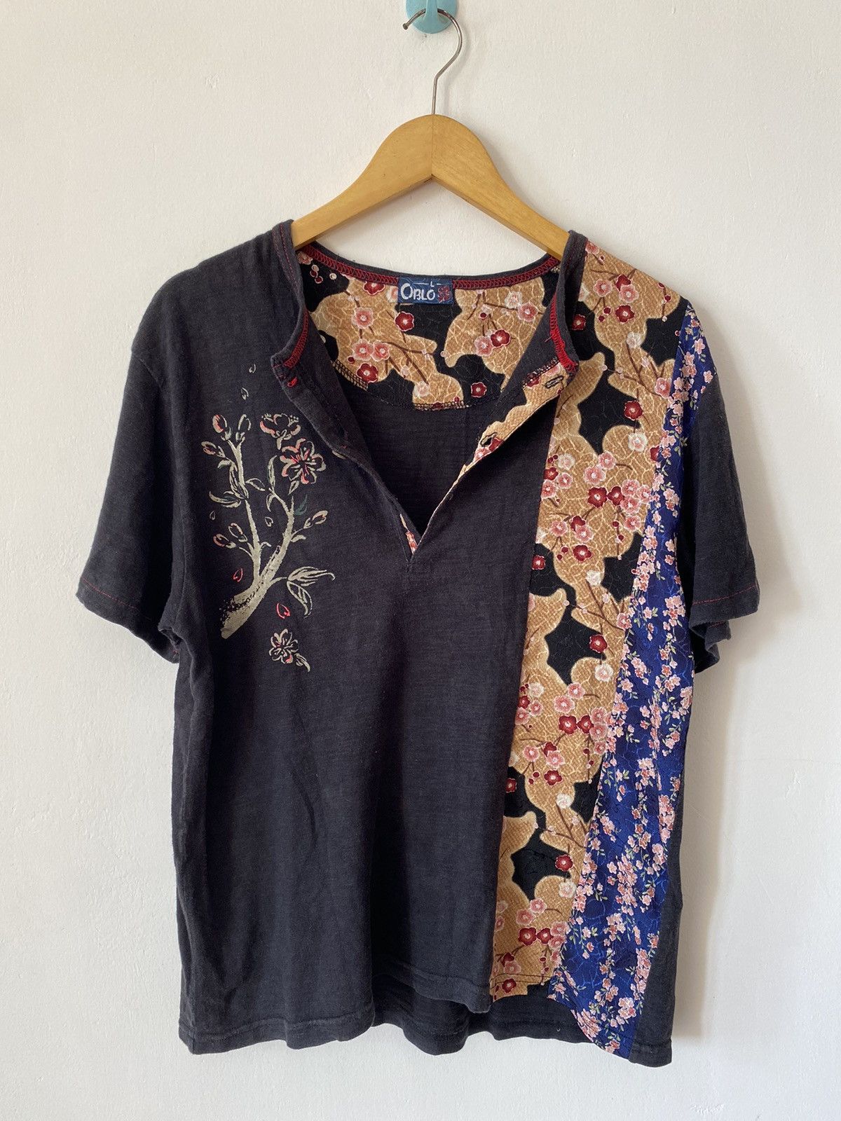Affliction × Japanese Brand × Seditionaries Japanese Sukajan Oblo T-Shirt Size US L / EU 52-54 / 3 - 1 Thumbnail