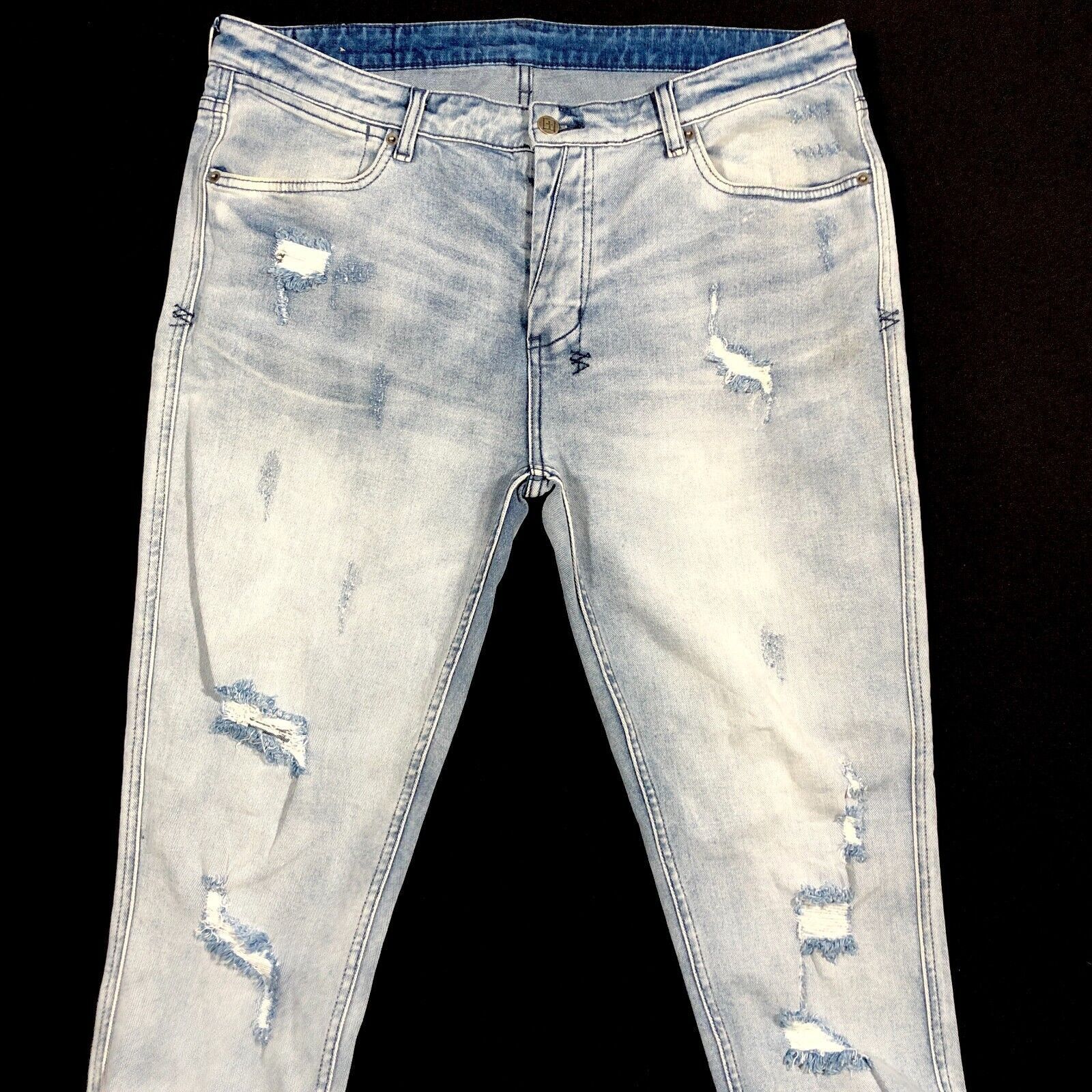 Ksubi Ksubi Van Winkle Trashed Dreams Denim Jeans Pants 38x33 Size US 38 / EU 54 - 3 Thumbnail