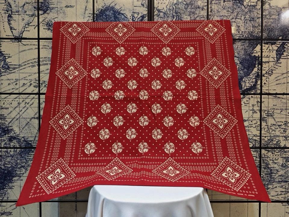 RRL Ralph Lauren RRL Bandana COTTON Scarf handkerchief Size ONE SIZE - 3 Thumbnail