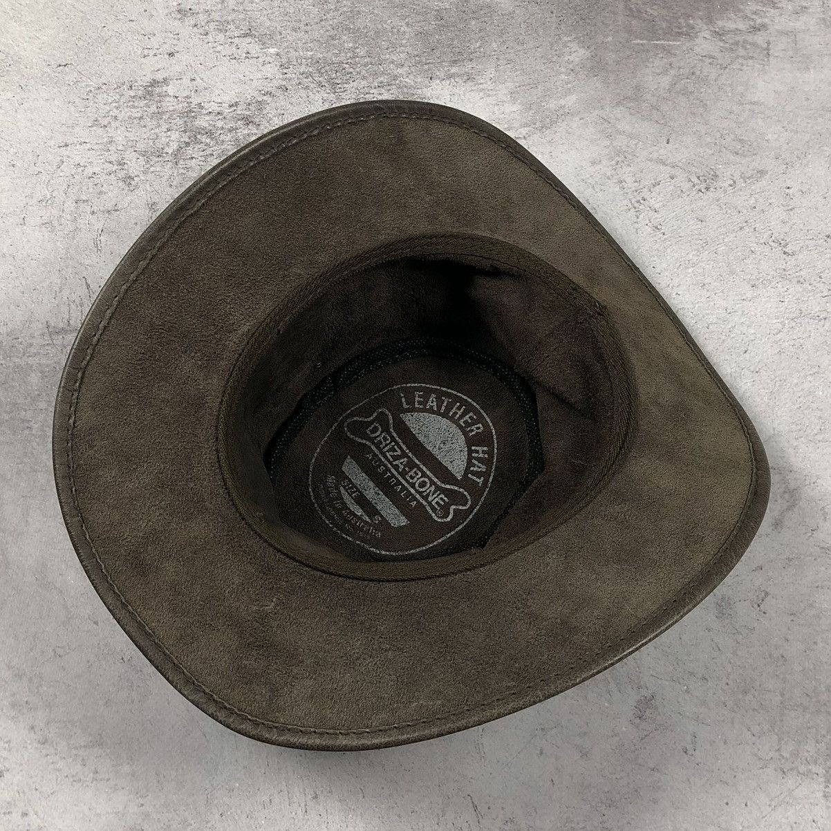 Genuine Leather Driza-Bone Australia Leather Kangaroo Western Cowboy Hat Size ONE SIZE - 9 Thumbnail