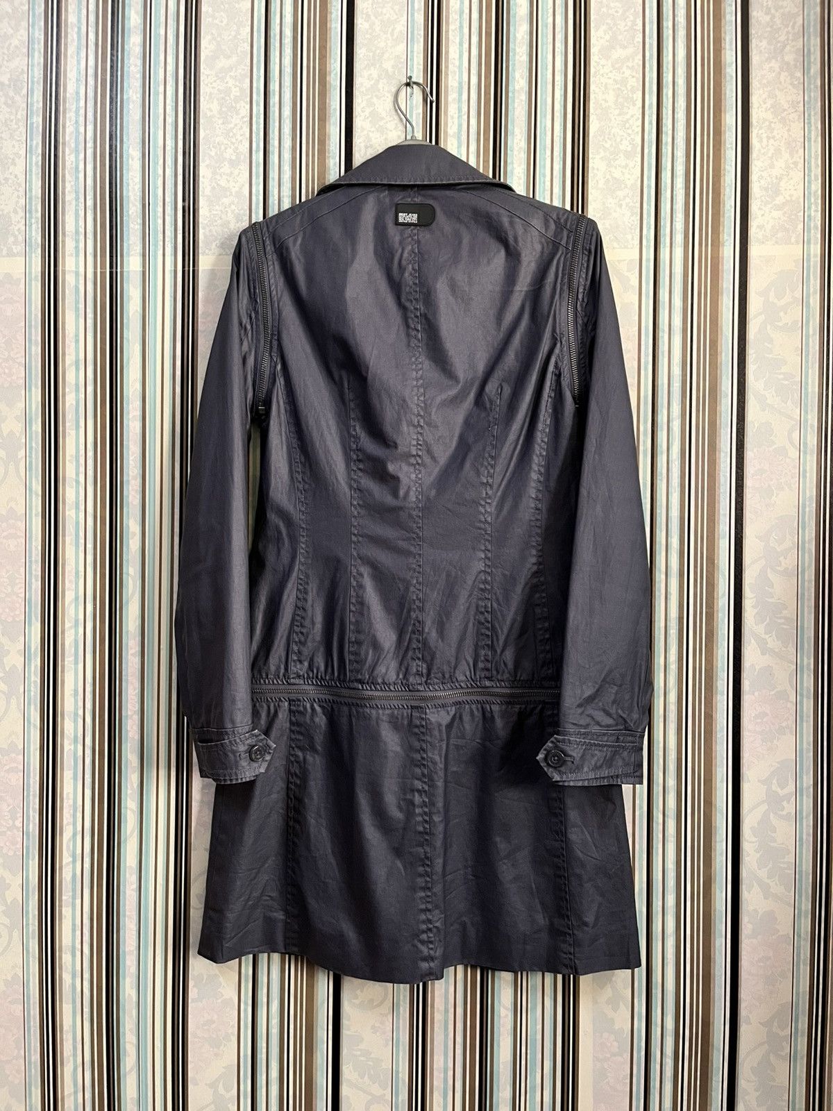 DKNY 2000s runway coats/vest faction combine zipped #H1 Size XS / US 0-2 / IT 36-38 - 3 Thumbnail