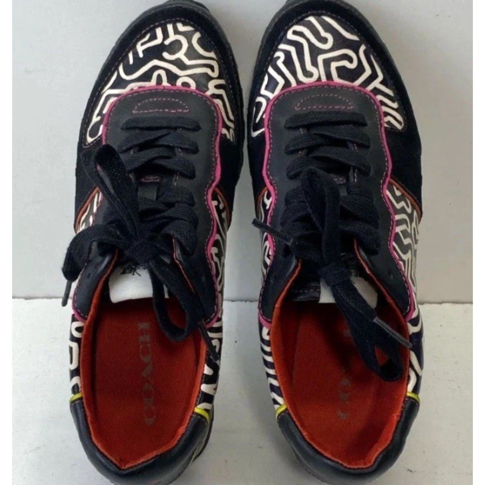 Coach Women Designer Coach Multicolor Sketch Black Sneakers FG1003 Size 6.5 User: Women Designer Coach Multicolor Sketch Black Sneakers FG1003 Size 6.5 Size US 7 / IT 37 - 3 Thumbnail