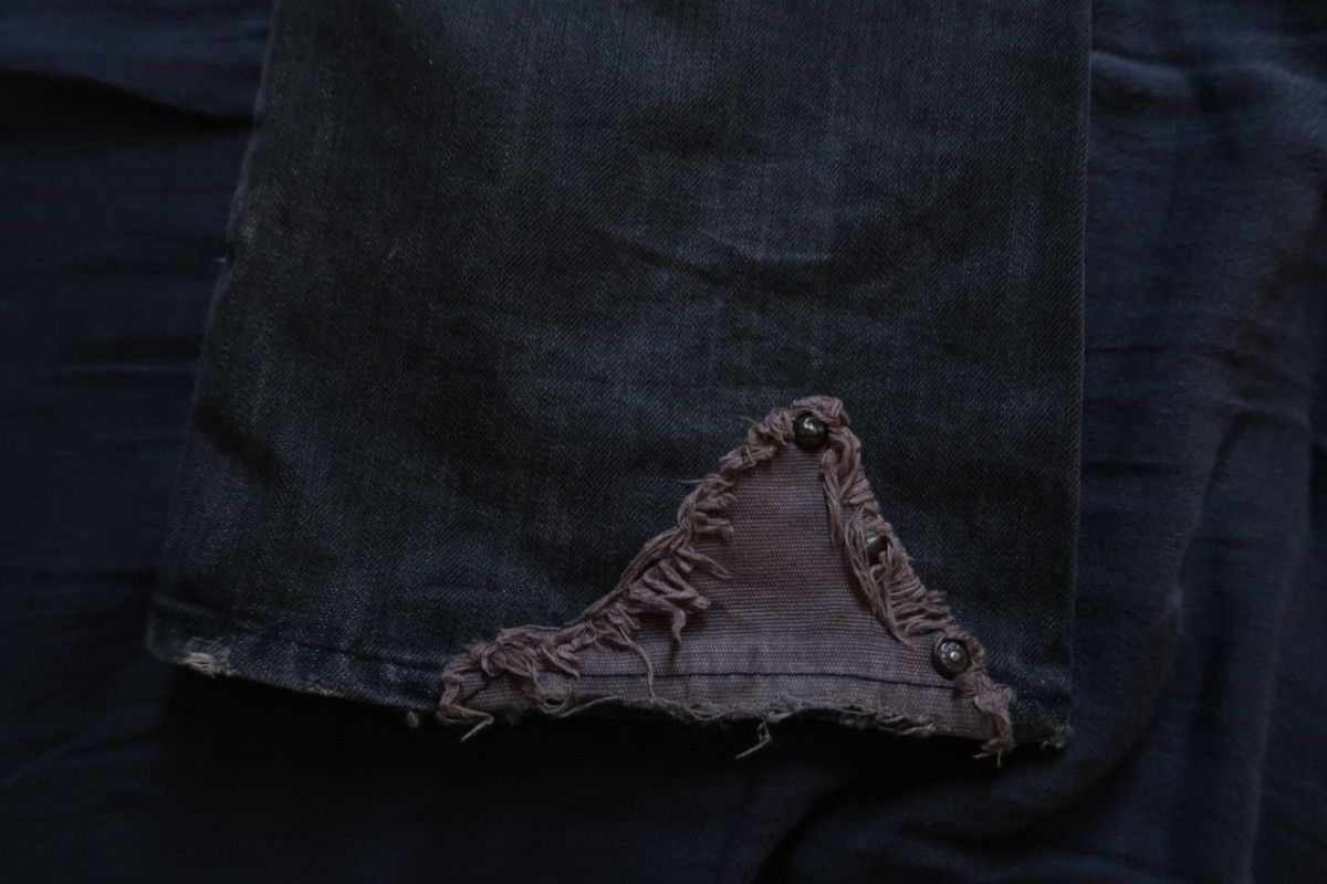 Japanese Brand Midas studded patchwork denim Size US 32 / EU 48 - 4 Thumbnail