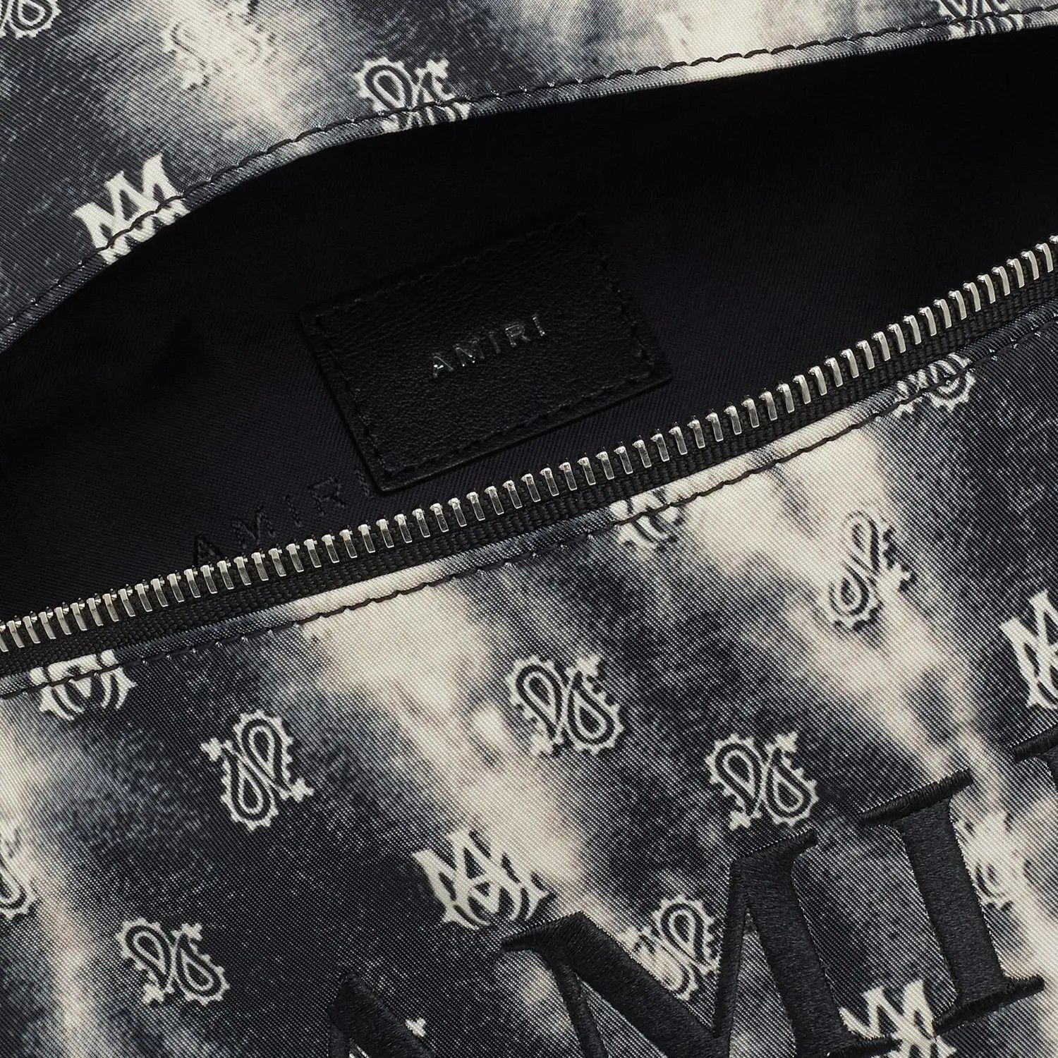 Amiri Amiri Micro Paisley Tie Dye Bum Bag 'Black' Size ONE SIZE - 3 Thumbnail