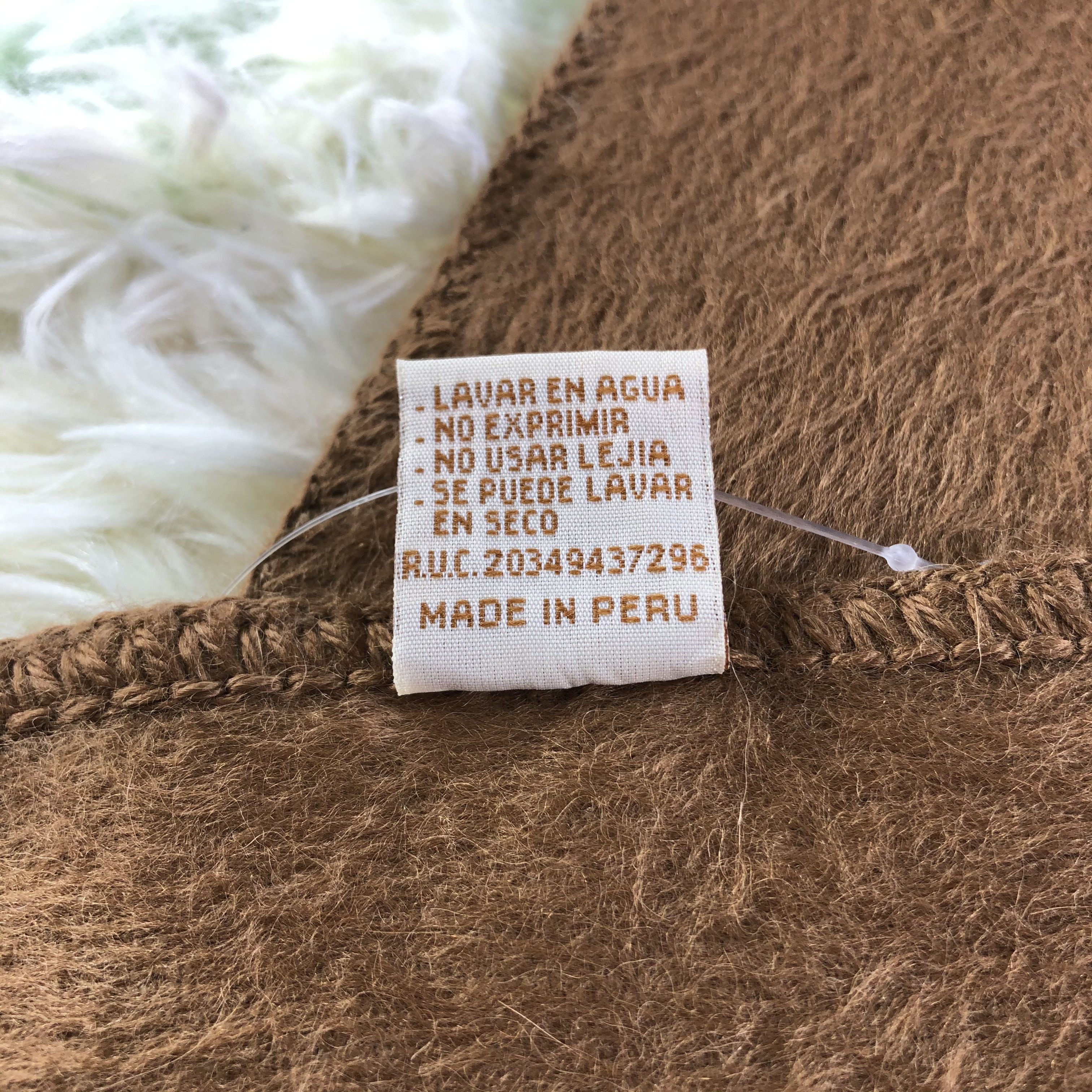 Vintage Alpaca Scarf / Muffler / Neckwear - KM437 Size ONE SIZE - 6 Thumbnail