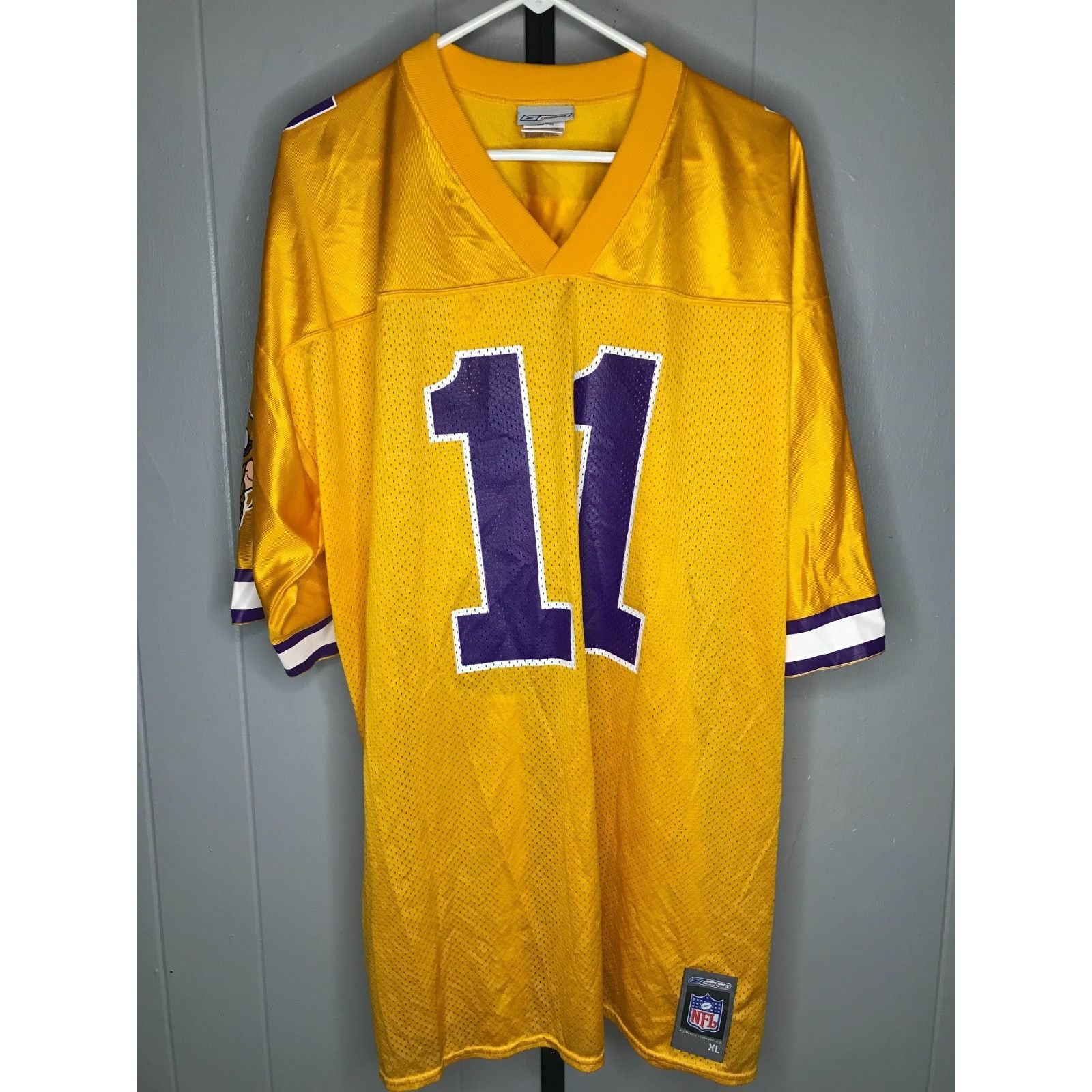 Reebok Vintage Daunte Culpepper #11 Minnesota Vikings NFL Reebok Au Size US XL / EU 56 / 4 - 2 Thumbnail