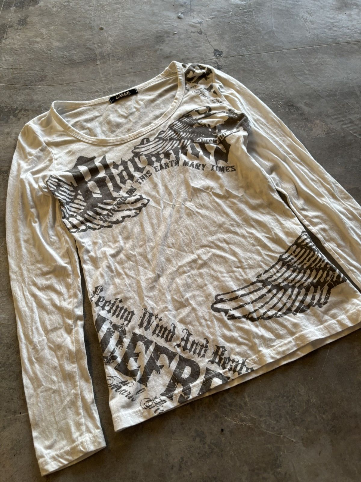 Hysteric Glamour × If Six Was Nine × Japanese Brand y2k glitz skull studded wings longsleeve punk grunge Size XS / US 0-2 / IT 36-38 - 6 Thumbnail
