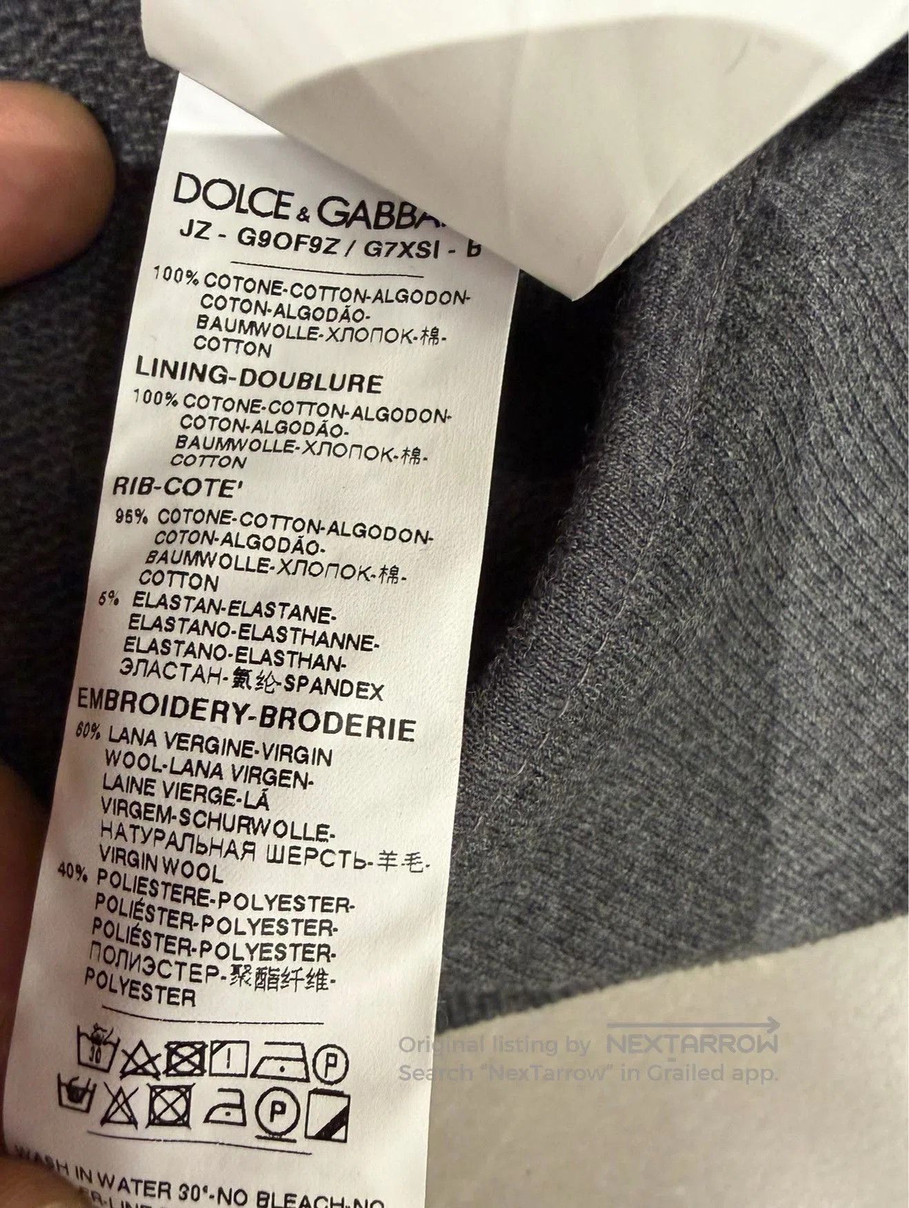 Dolce & Gabbana Dolce & Gabbana Men's Gray Sweatshirt. Size US L / EU 52-54 / 3 - 9 Thumbnail