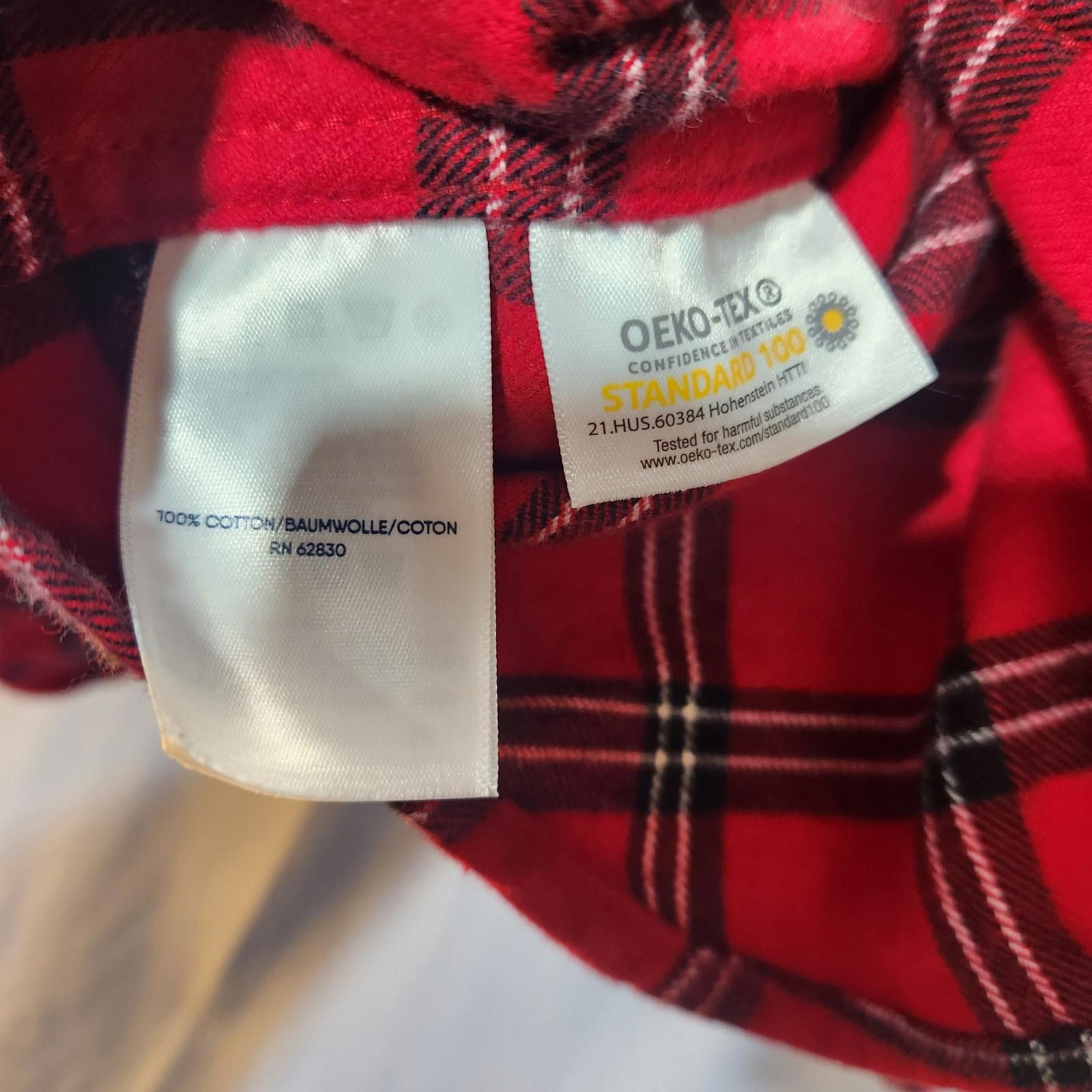 Lands' End Lands End Cotton Plaid Flannel Shirt Red Mens Size Medium Size US M / EU 48-50 / 2 - 6 Thumbnail