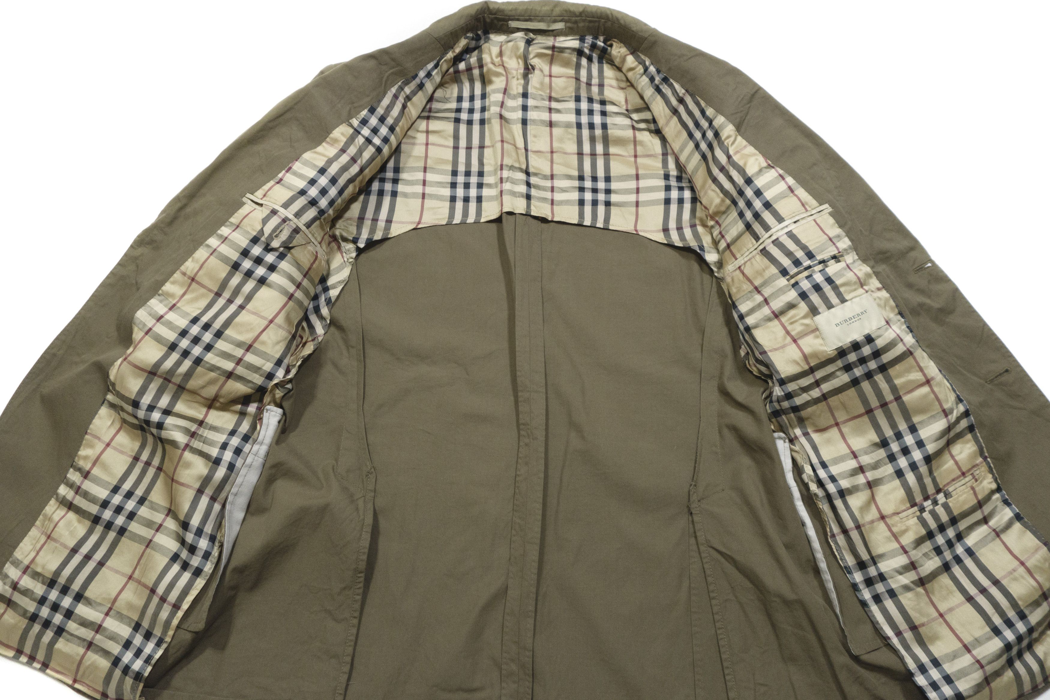 Burberry 00S Nova Check Inside Blazer Vintage Size US L / EU 52-54 / 3 - 8 Thumbnail