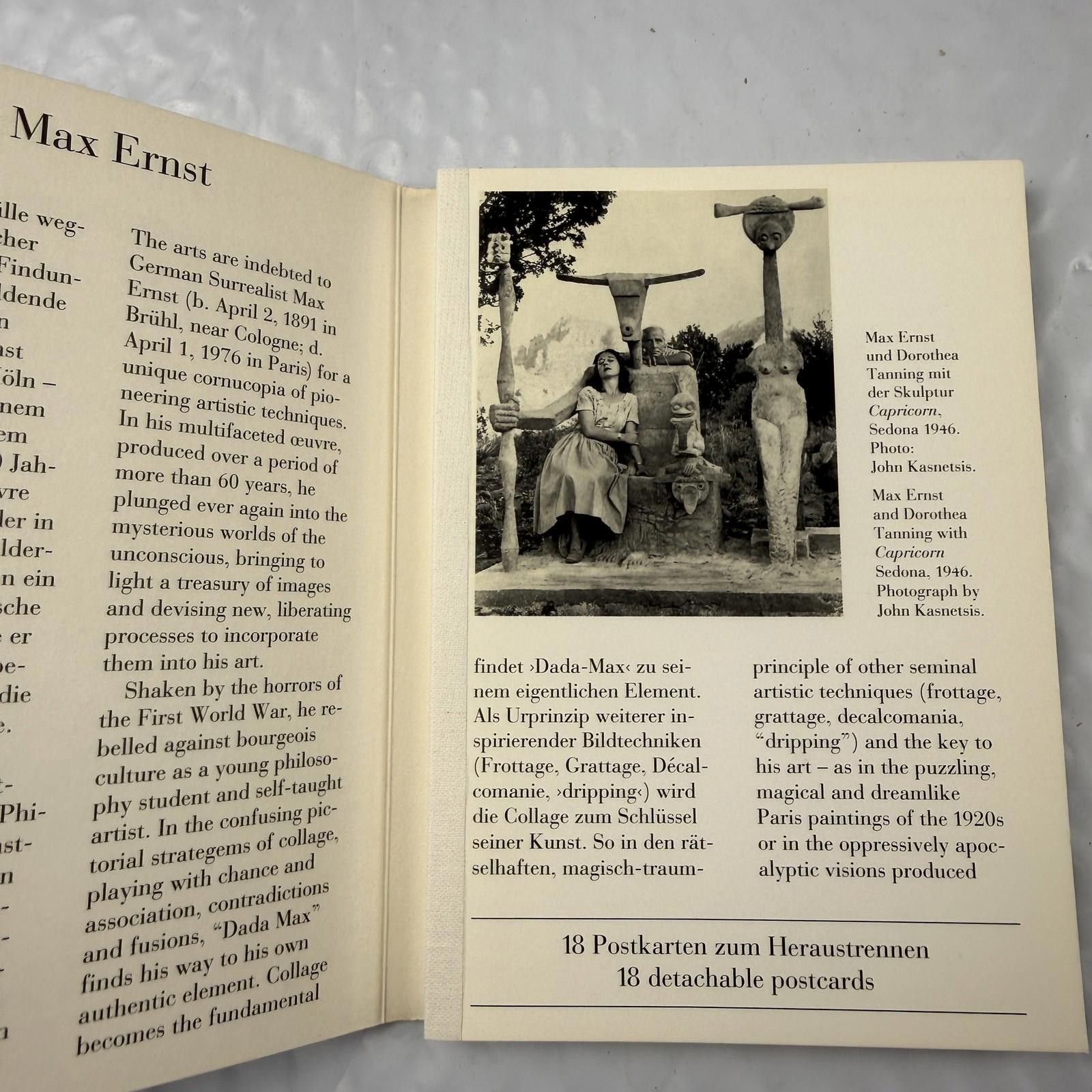 Other Max Ernst Postcard Book Prestel Art Postcards Surrealism Size ONE SIZE - 2 Thumbnail