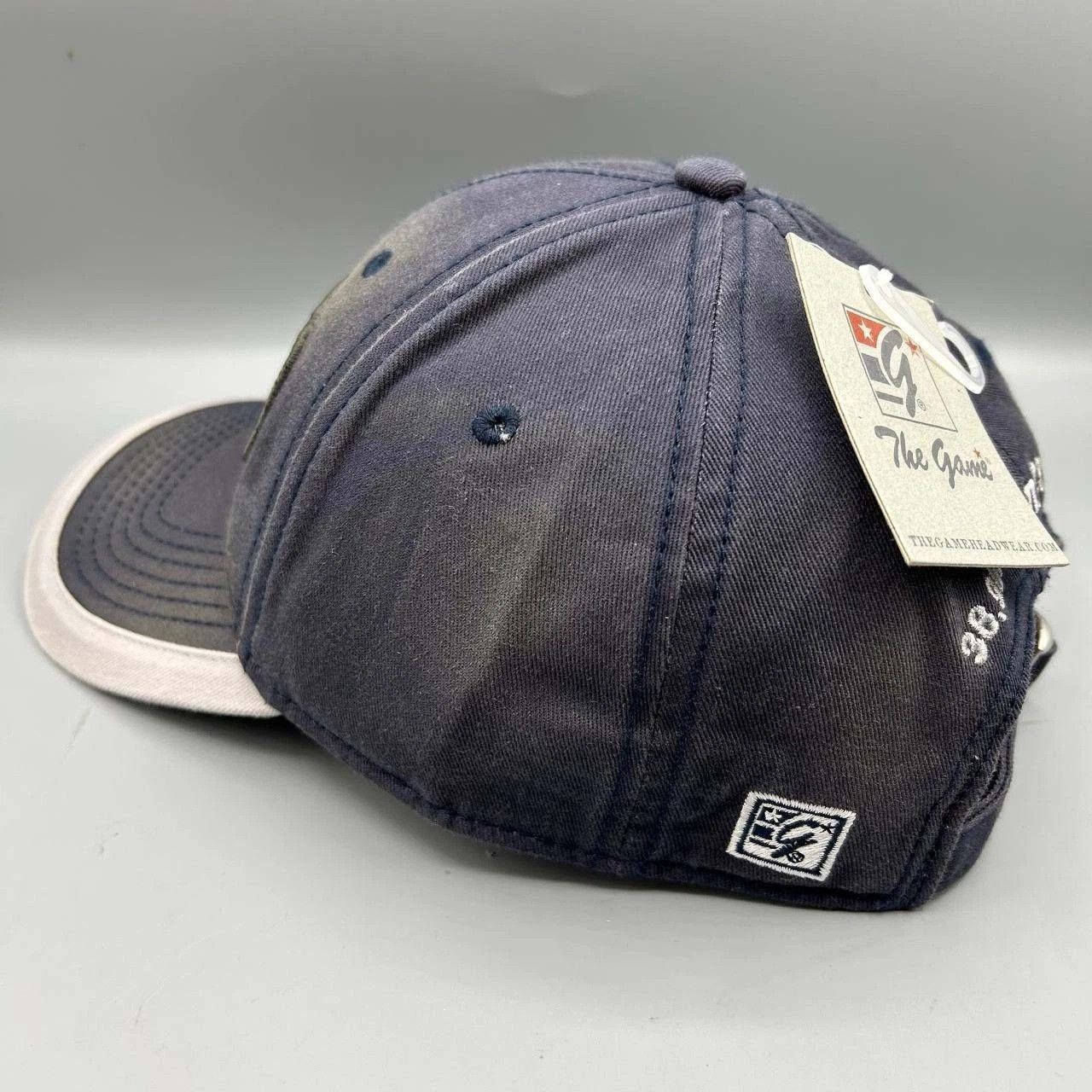 The Game Georgetown Hoyas Hat Men Blue NCAA Strap Back Cotton Size ONE SIZE - 6 Thumbnail