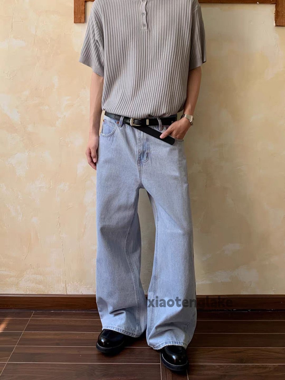 Jean ltx vintage washed faded loose baggy hiphop jeans Size US 28 / EU 44 - 4 Thumbnail